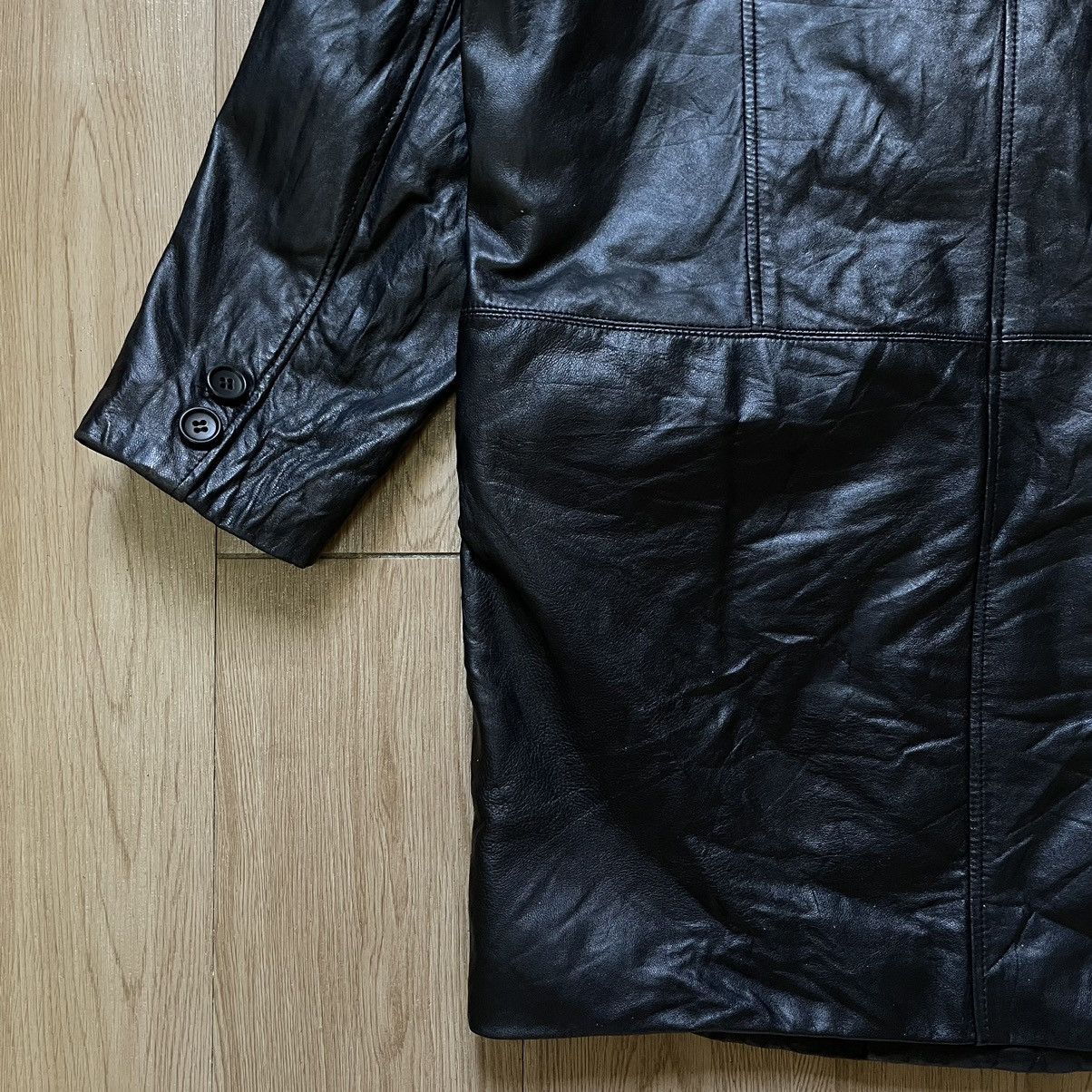 14th Addiction Tainer ruttsu sheep leather double breasted blazer jacket Size M / US 6-8 / IT 42-44 - 18 Thumbnail