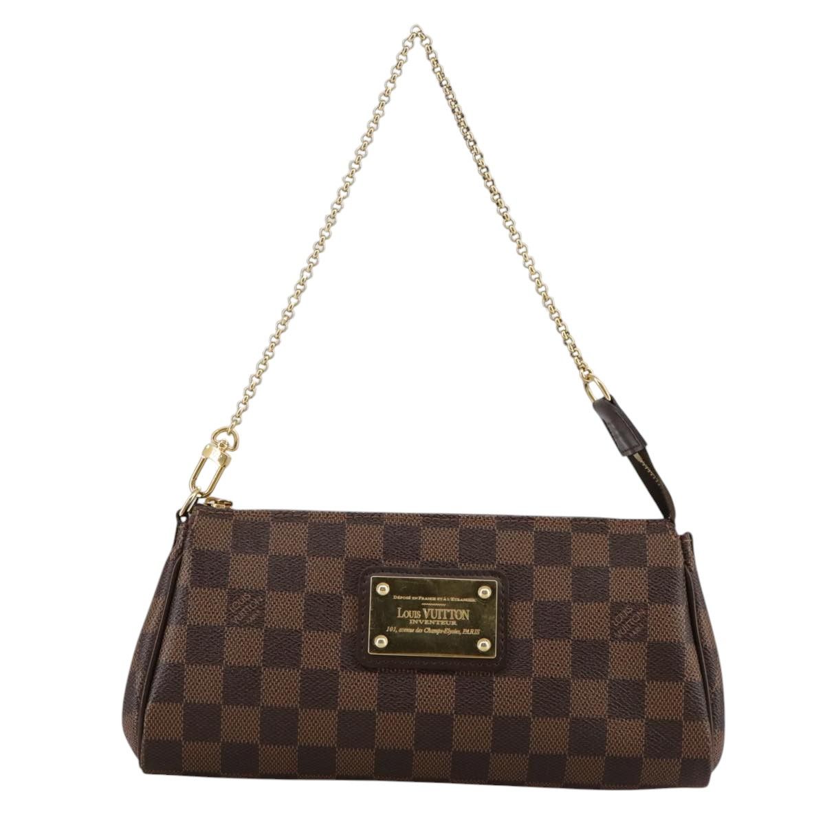 Louis Vuitton Eva Brown Canvas Clutch Bag (Pre-Owned) Size ONE SIZE - 1 Thumbnail