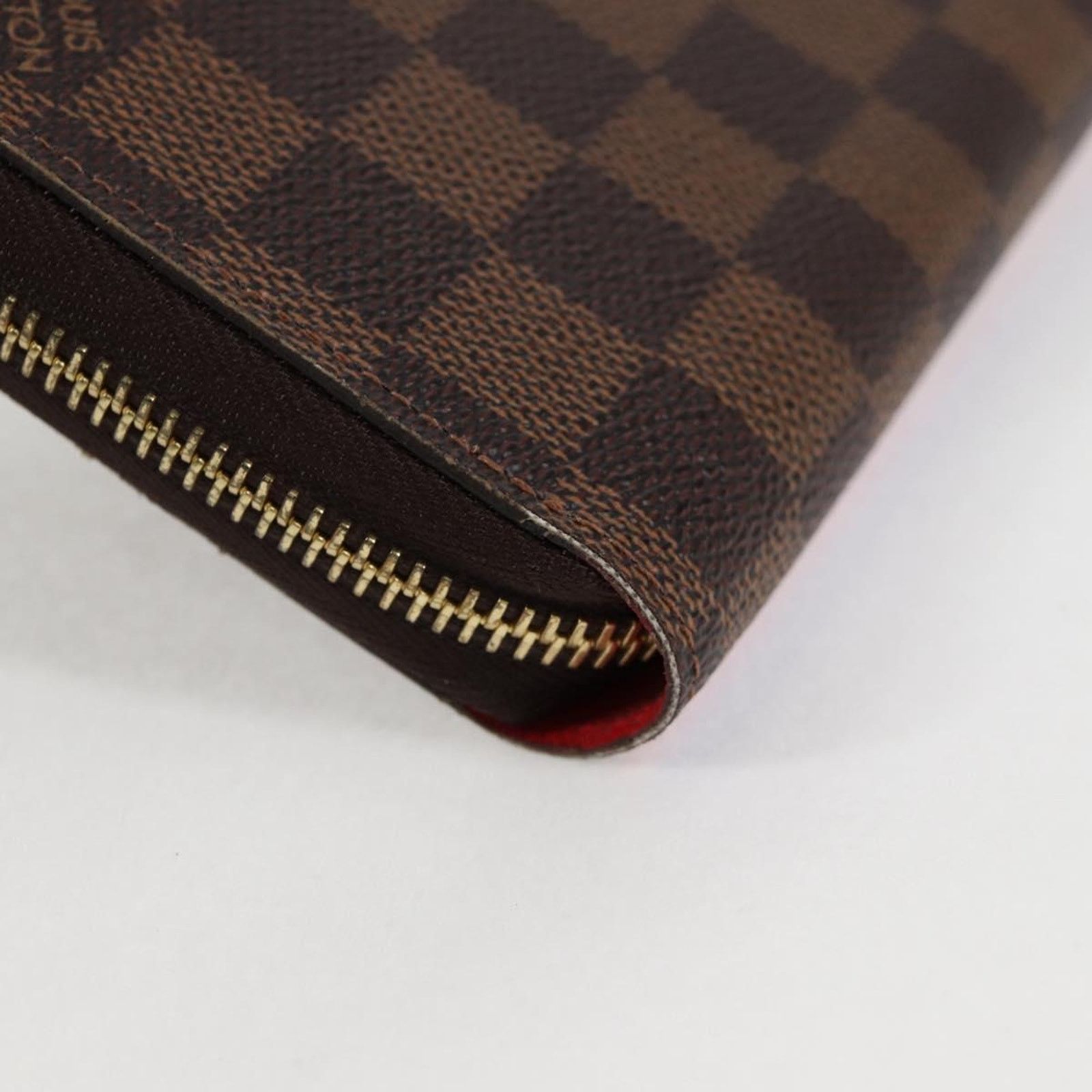 Louis Vuitton Brown Canvas Zippy Wallet