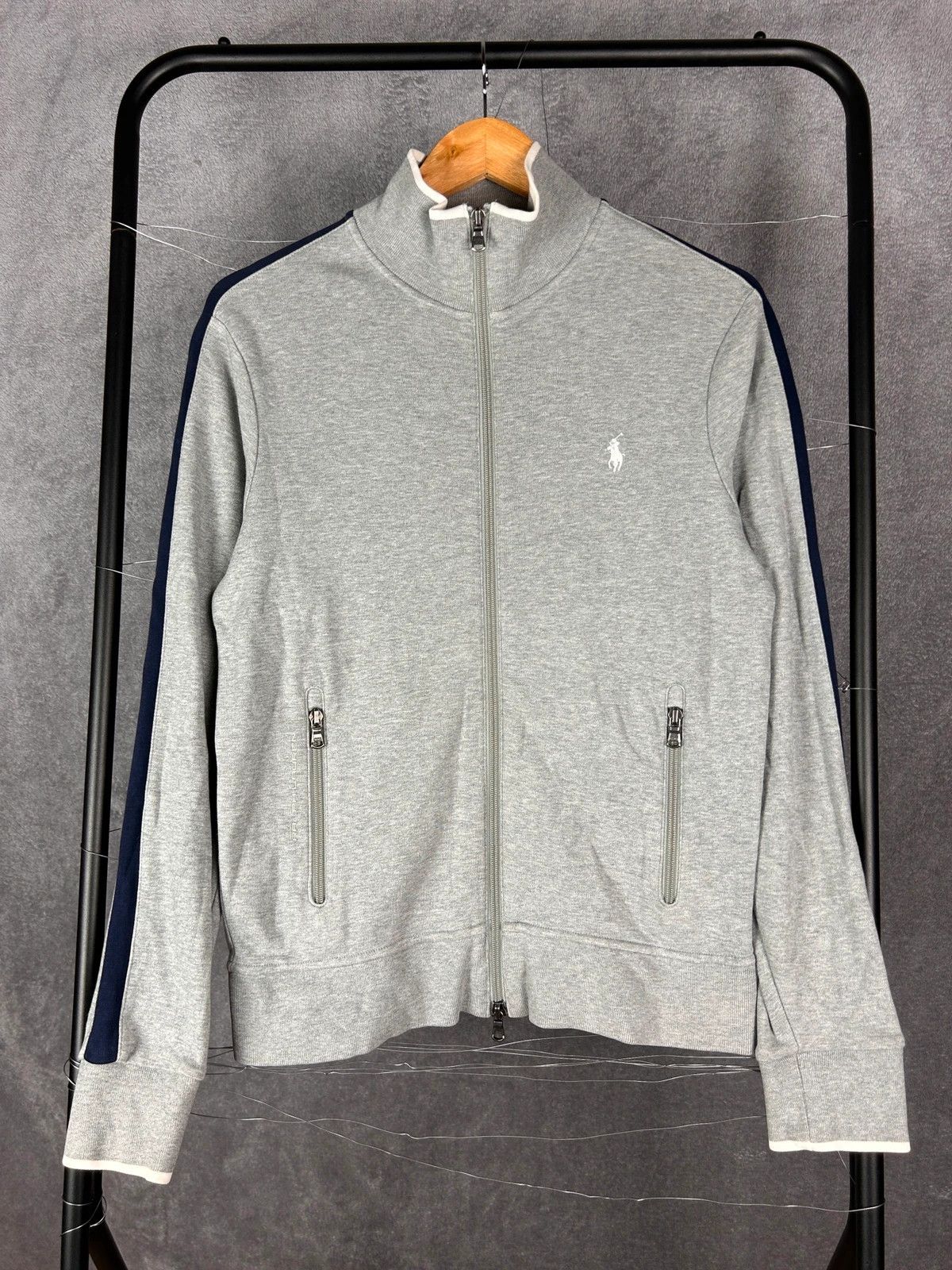 Polo Ralph Lauren Zip sweatshirt Polo Ralph Lauren gray mini logo pony Size US S / EU 44-46 / 1 - 1 Thumbnail