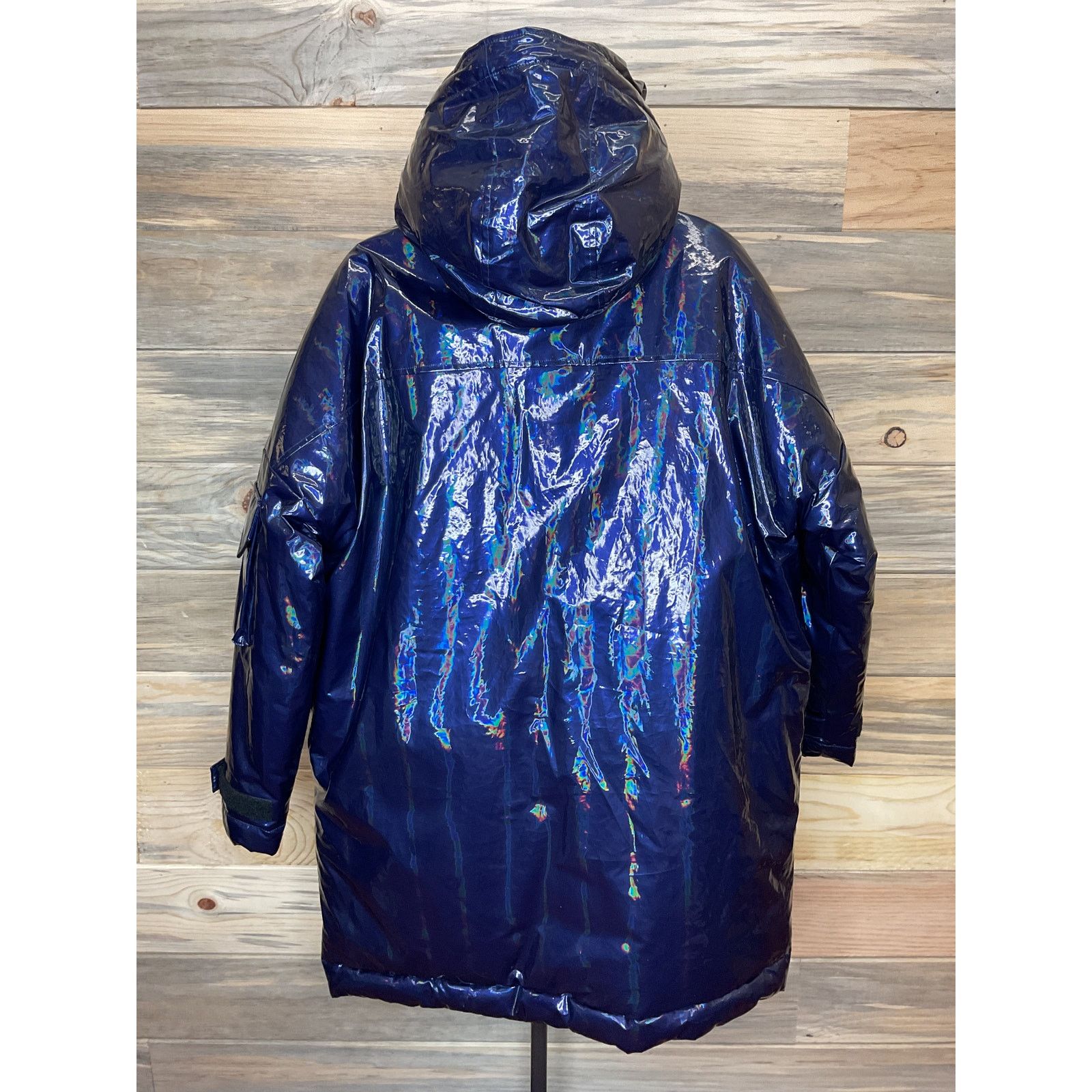 Dsquared2 DSQUARED2 NWT Glossy Blue Parka Jacket Coat Mens IT 46 US 36 Size US S / EU 44-46 / 1 - 4 Thumbnail