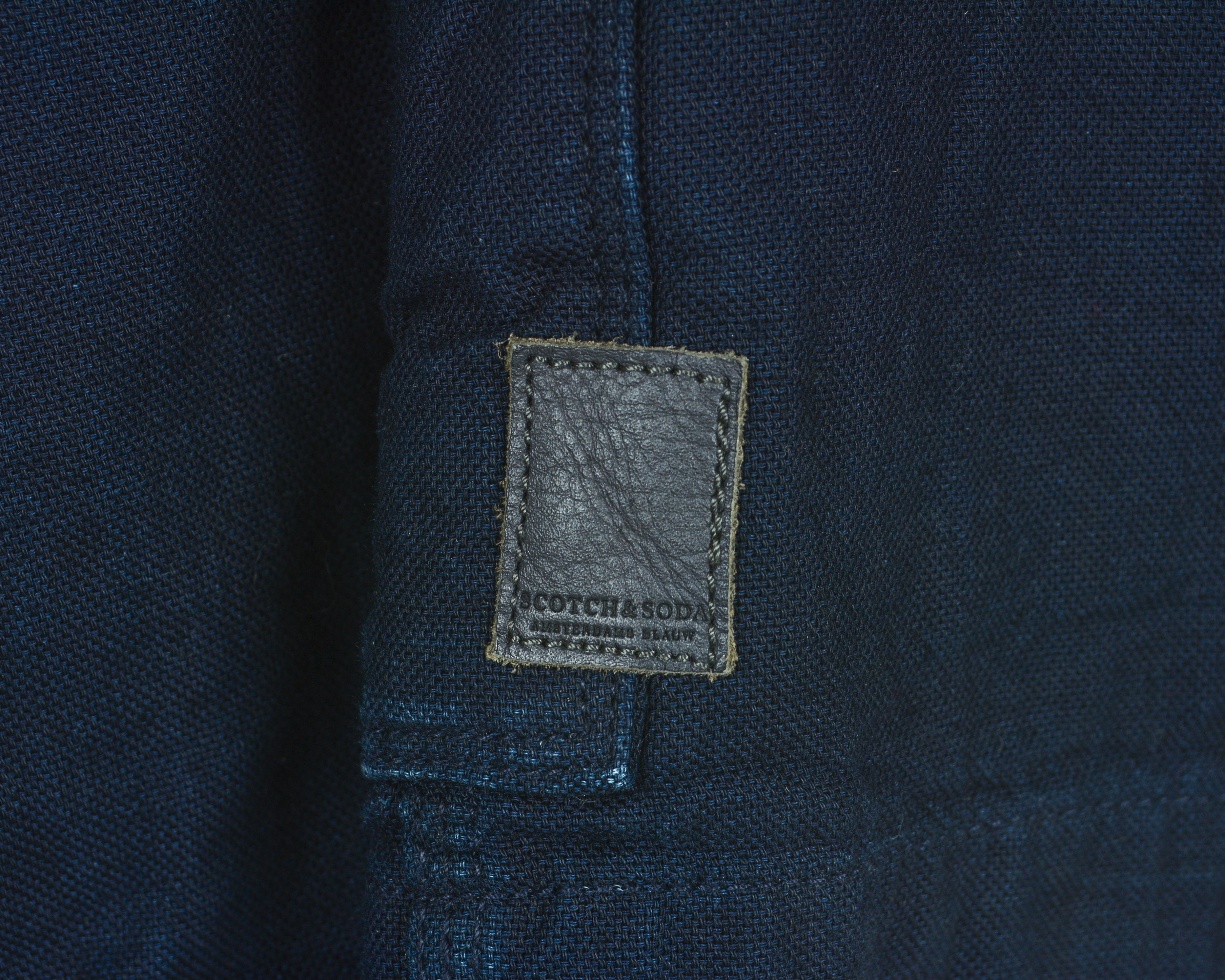 Indigo × Japanese Brand × Scotch & Soda Radio Blauw Mr Blue M Blazer Coat 100% Cotton Jacket Suit Size 38R - 12 Thumbnail