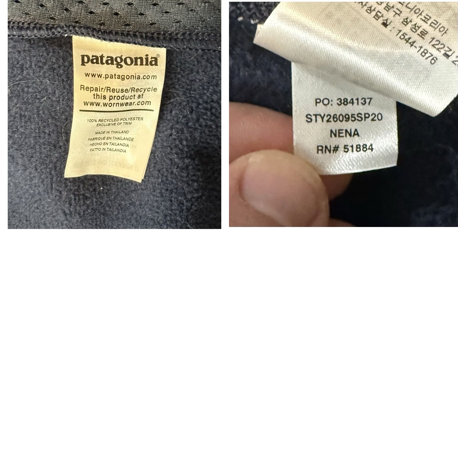 Patagonia Patagonia Men’s Lightweight Better Sweater Bomber Jacket M Polyester Zip Blue Regular Mid-Length Size US M / EU 48-50 / 2 - 8 Thumbnail
