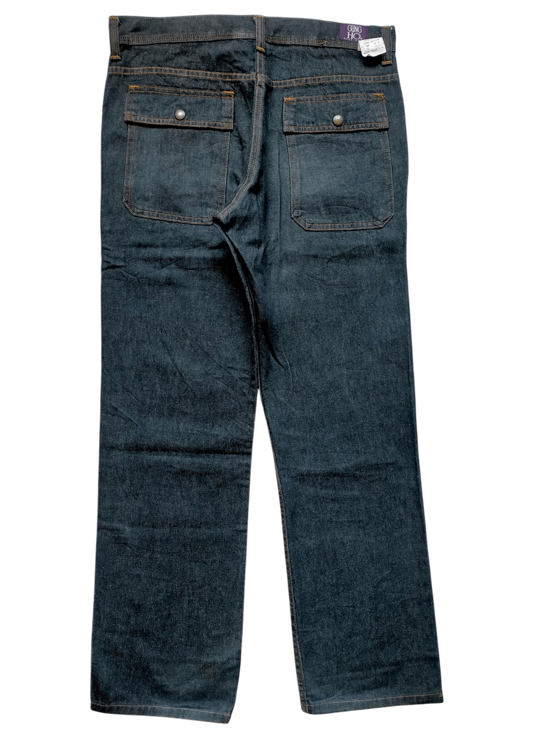 Hysteric Glamour Vintage 90s Gung Ho Bush Pants Black Jeans Usa Size US 32 / EU 48 - 2 Thumbnail