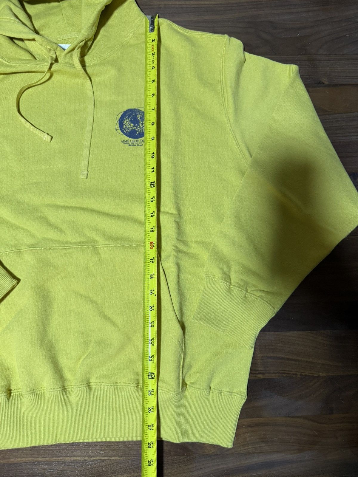 Aime Leon Dore Aime Leon Dore ALD The ‘64 Hoodie Globe Unisphere Yellow XXL Size US XXL / EU 58 / 5 - 4 Thumbnail