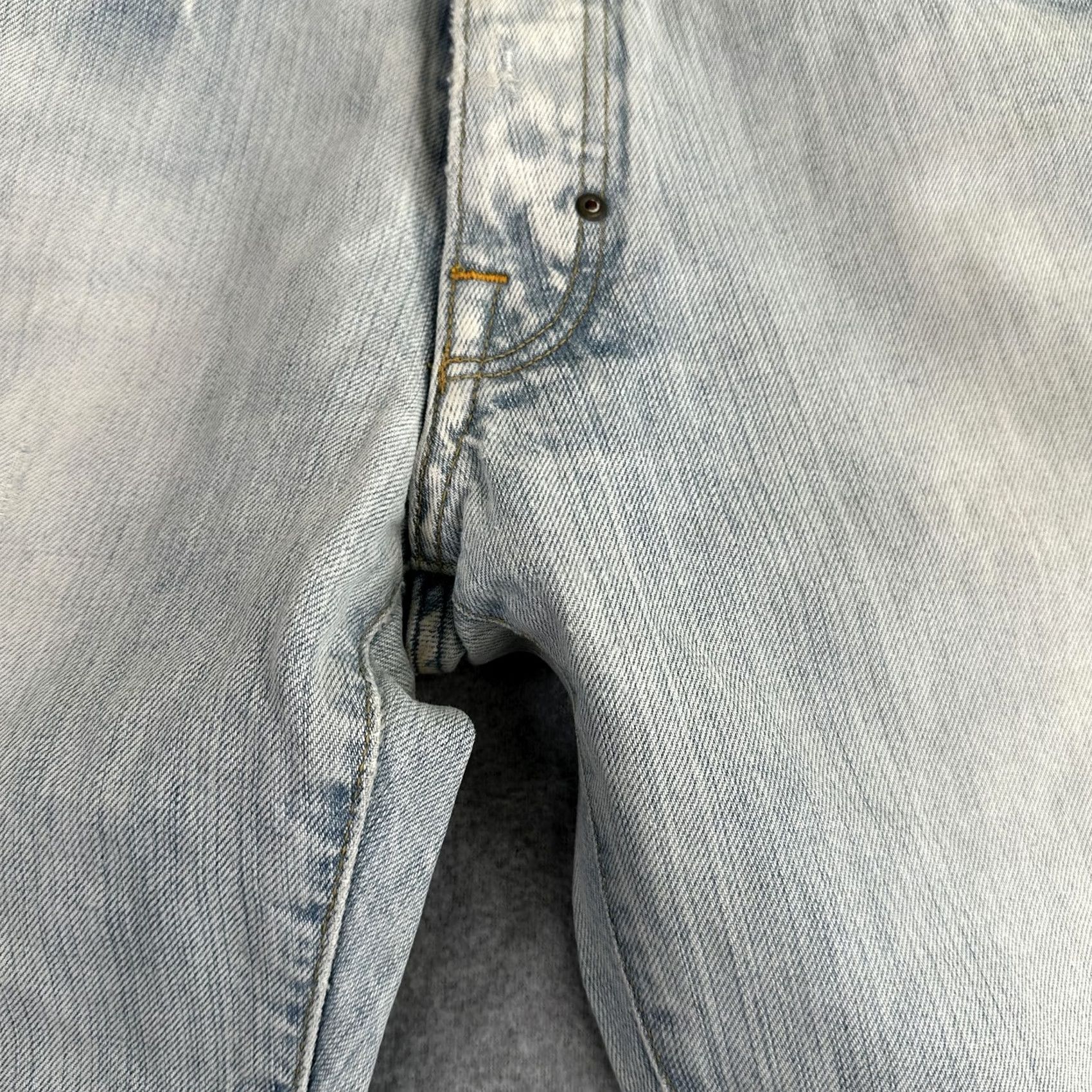 G-Star G-Star RAW Jeans Mens 32x36 Light Wash Straight Leg Core Custom Denim Distressed Jeans Size US 32 / EU 48 - 7 Thumbnail