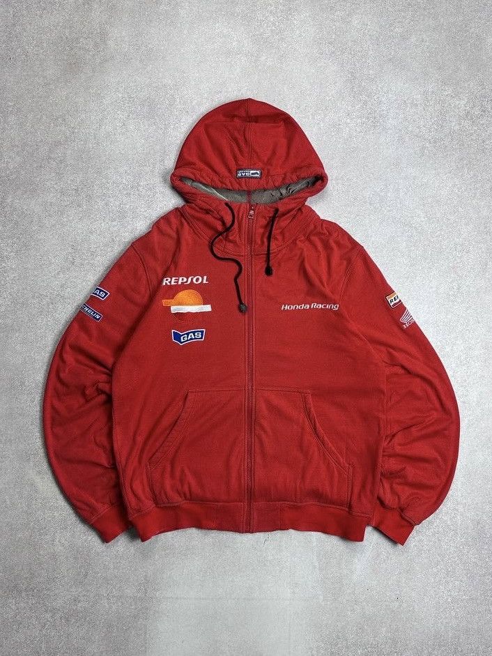 Other Vintage Honda Repsol Gas Boxy Racing Hoodie Y2K XL Ed Hardy Size US XL / EU 56 / 4 - 2 Thumbnail