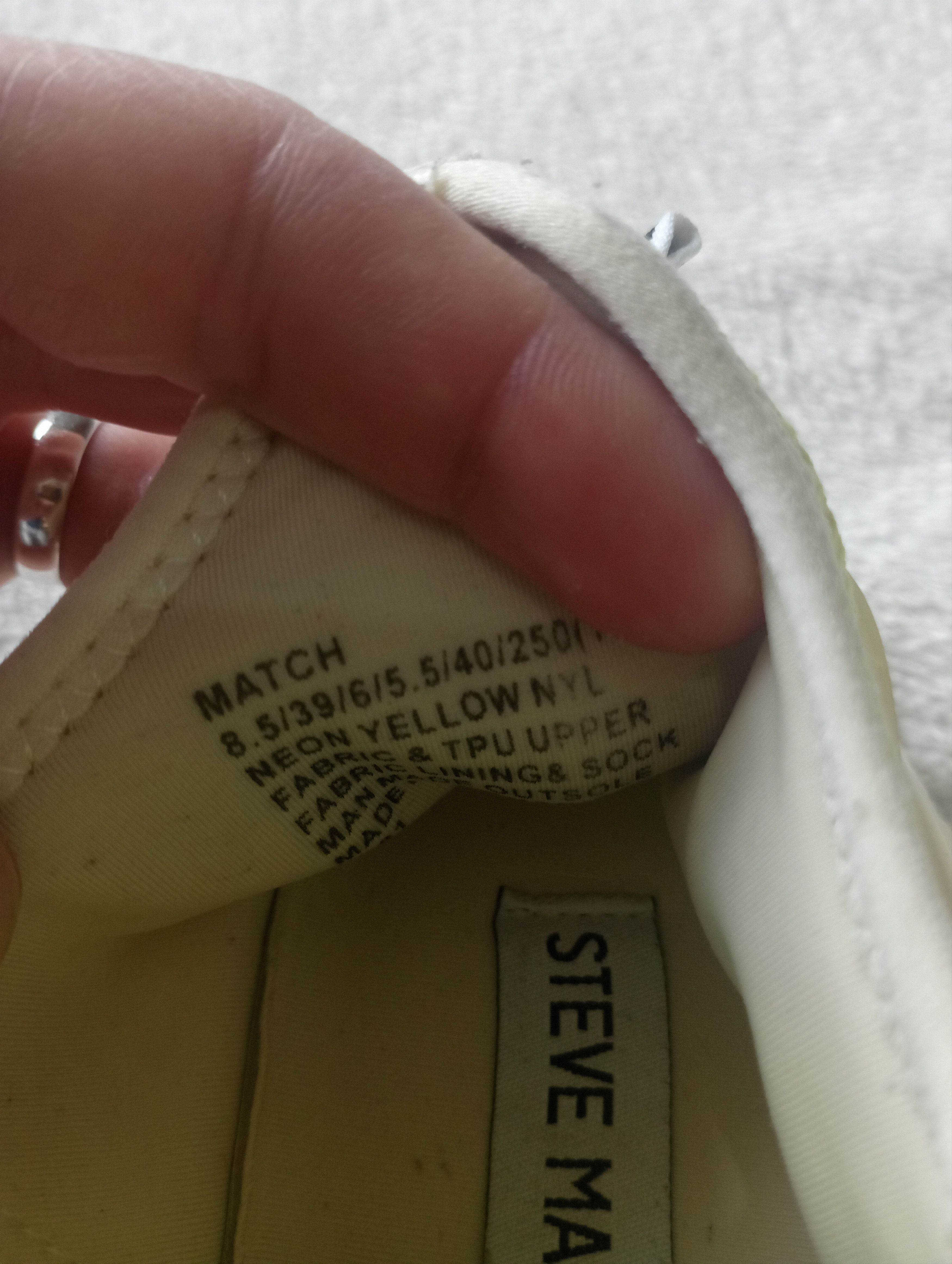 Steve Madden Steve madden yellow sneakers Size US 8.5 / IT 38.5 - 8 Thumbnail