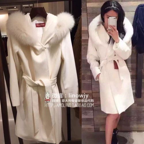 Max Mara Max Mara Snow White Coat Size S / US 4 / IT 40 - 6 Thumbnail