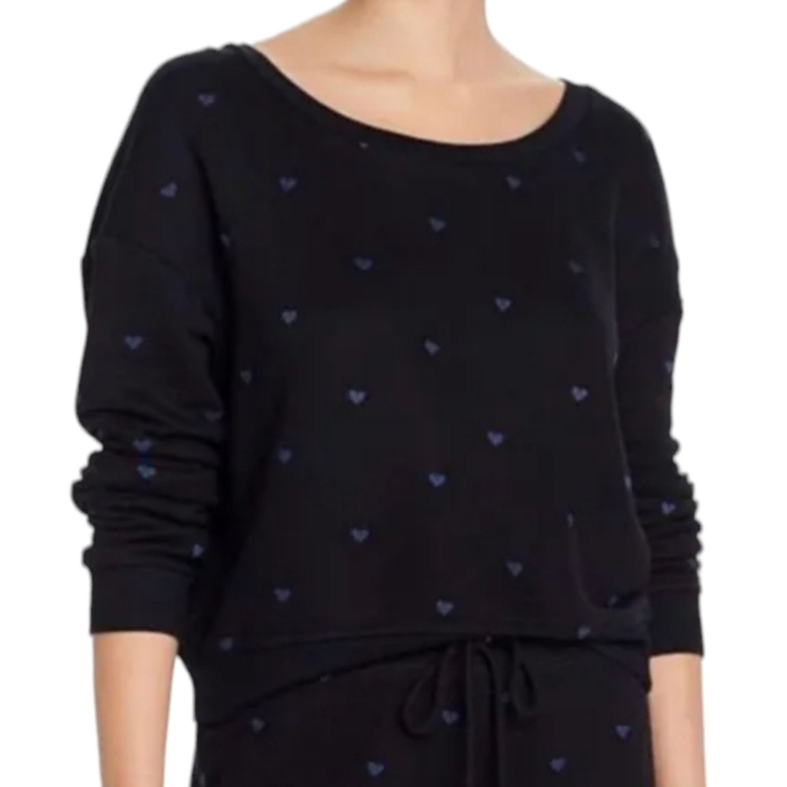 Splendid Splendid Embroidered hearts modal long sleeve top Medium Size M / US 6-8 / IT 42-44 - 7 Thumbnail