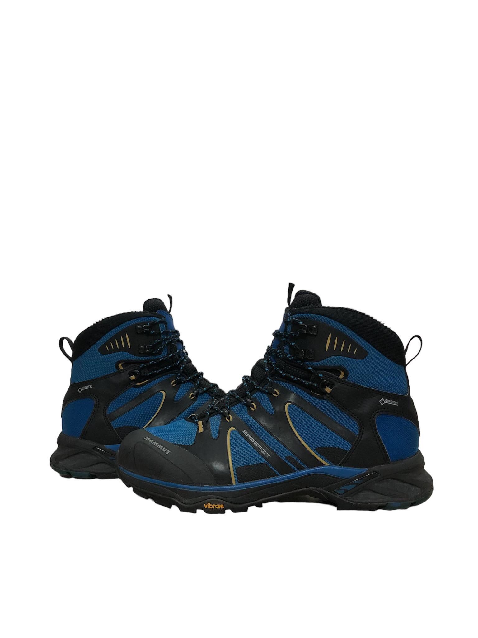 image of Mammut T Energy Gtx 44 Trekking Shoes in Black/Blue, Men's (Size 11)