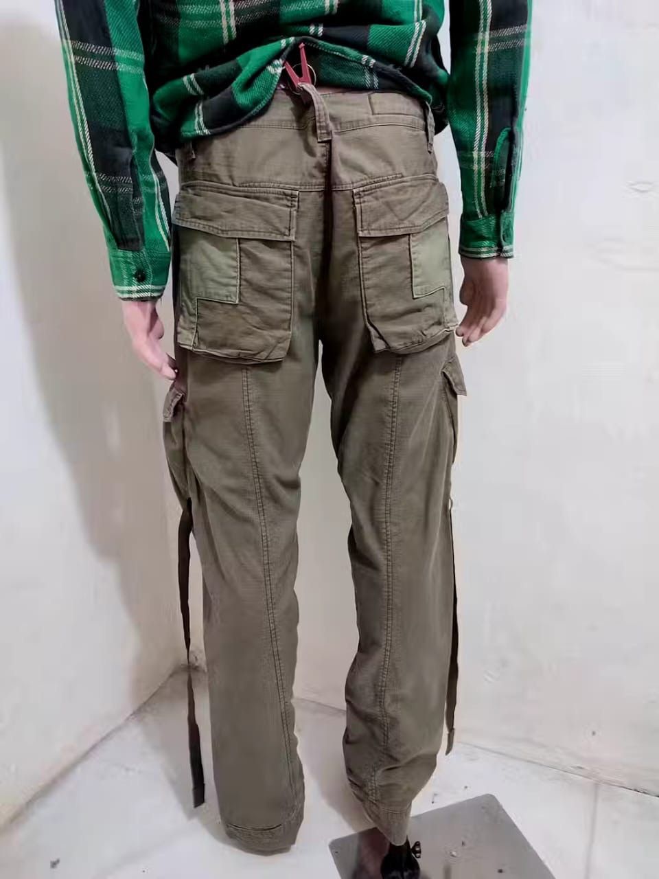 Marithe + Francois Girbaud MFG Marithe Francois Girbaud Tactical Cargo Bondage Pants Size US 32 / EU 48 - 4 Thumbnail