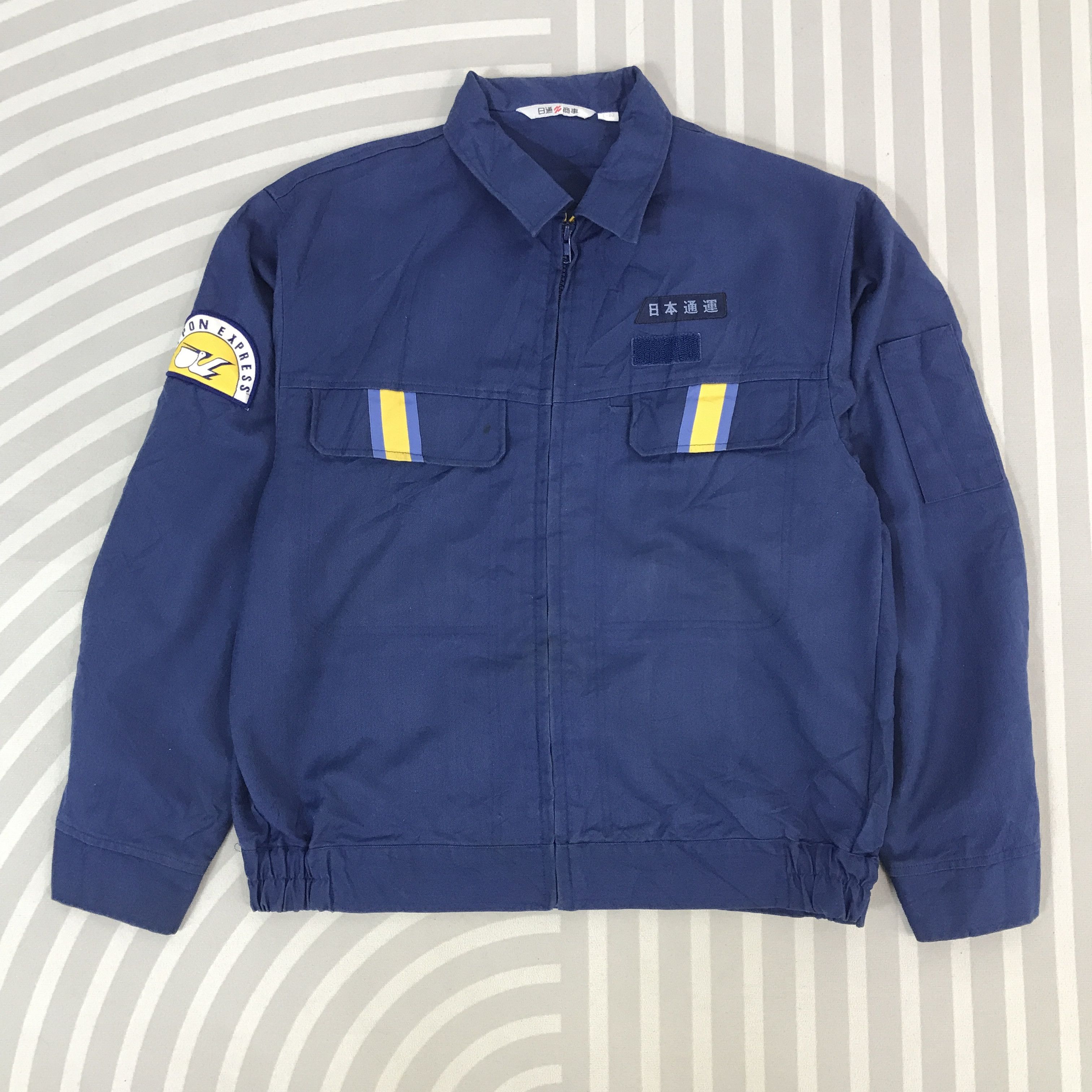Japanese Brand × Vintage Vintage Nippon Express Uniforms Og Japan Jacket Size US L / EU 52-54 / 3 - 2 Thumbnail