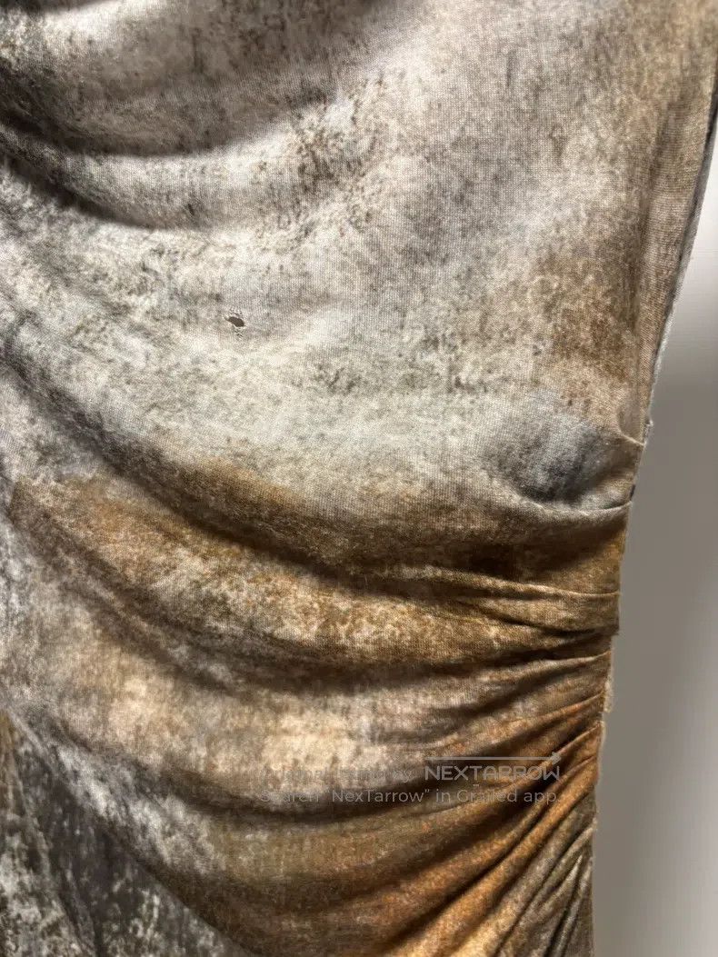 Helmut Lang Helmut Lang size P 11 Style, Earth Tones Rock Pattern Dress Size XXS / US 00 / IT 34 - 4 Thumbnail