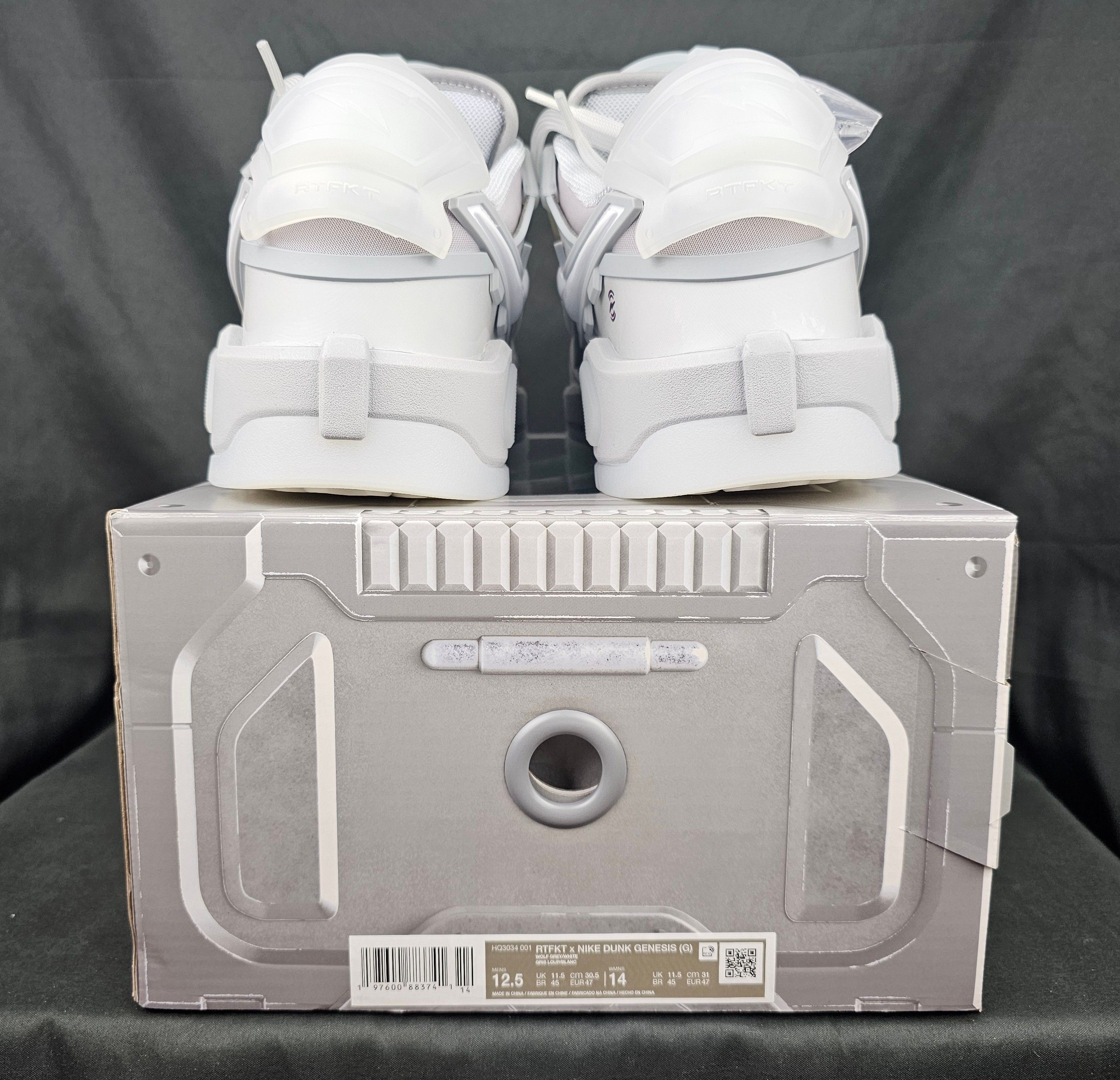 Nike Nike x RTFKT Dunk Genesis Low Ghost (Edition of 8,461) Men's Size US 12.5 / EU 45-46 - 9 Thumbnail