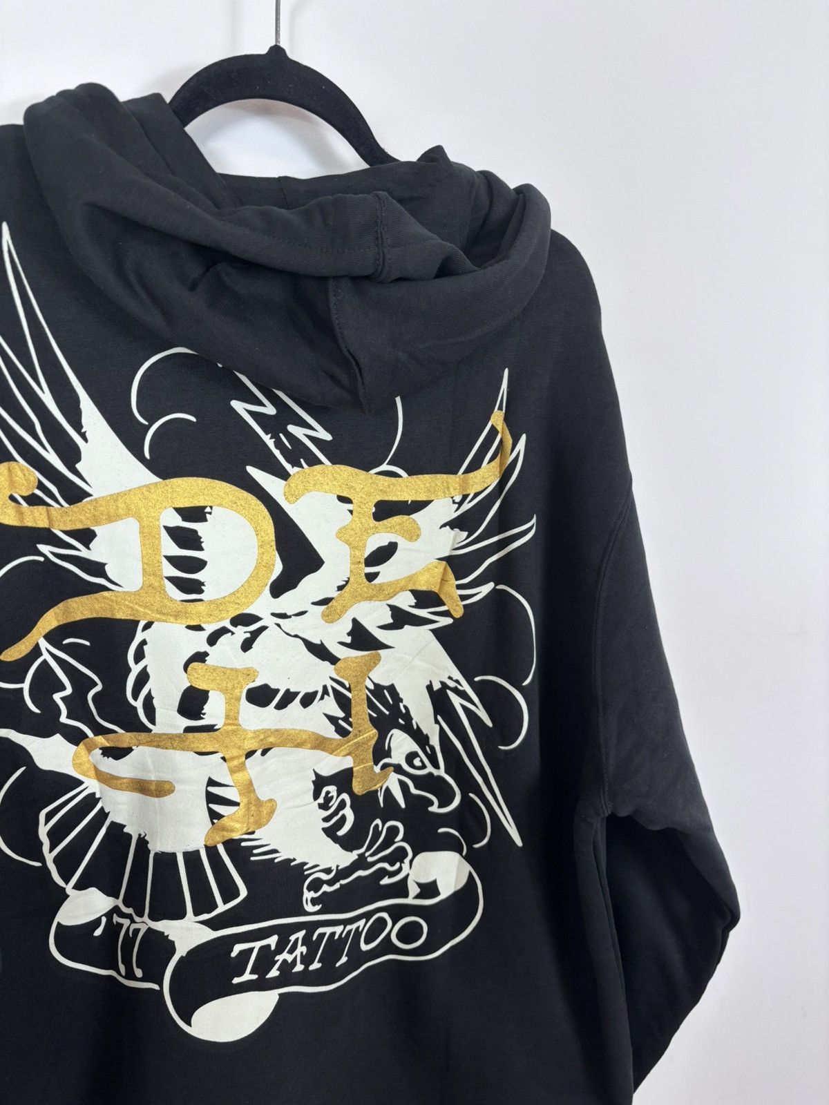 Ed Hardy Ed Hardy NWT Men’s Y2K Big Skull Tattoo Logo Black Hoodie Size US XXL / EU 58 / 5 - 21 Thumbnail