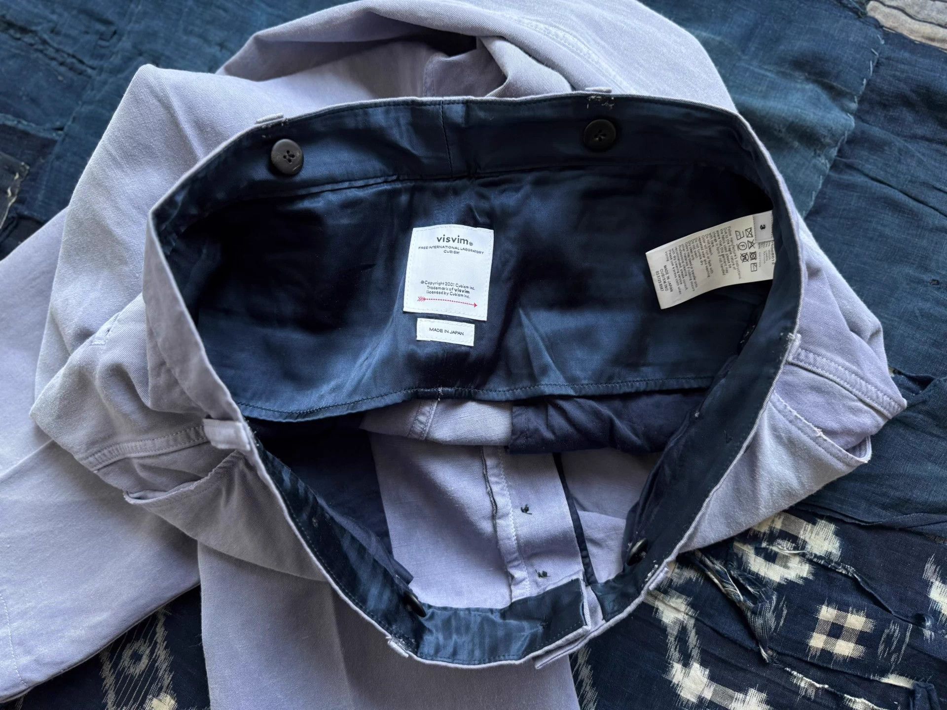 Visvim VISVIM 25AW ALPER PANTS DMGD Washed Distressed Grey Sz 2/3 Size US 37 - 8 Thumbnail