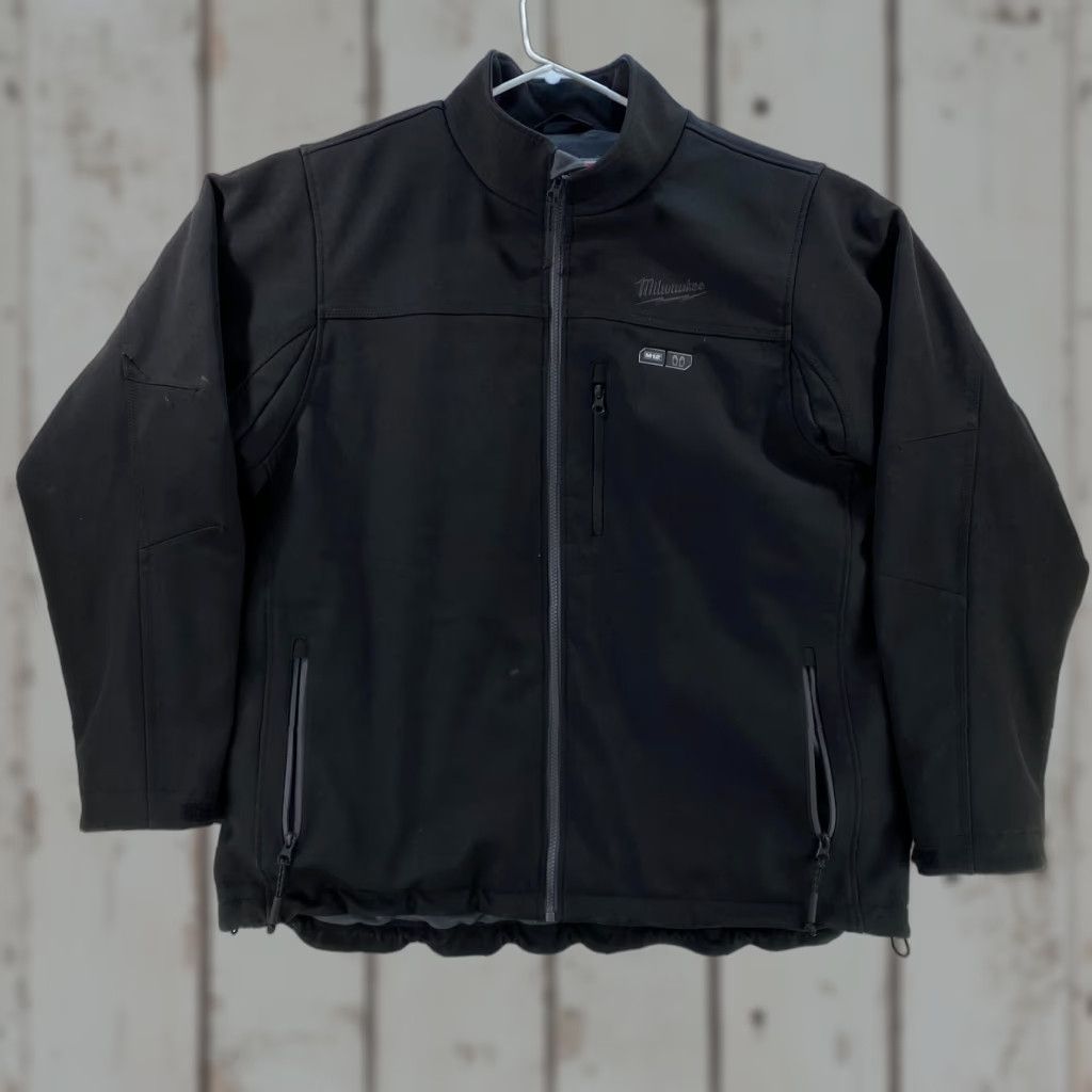 Vintage VINTAGE Milwaukee M12 Heated Gear Mens XL Black Jacket Coat Work Softshell Outerwear Size US XL / EU 56 / 4 - 1 Thumbnail