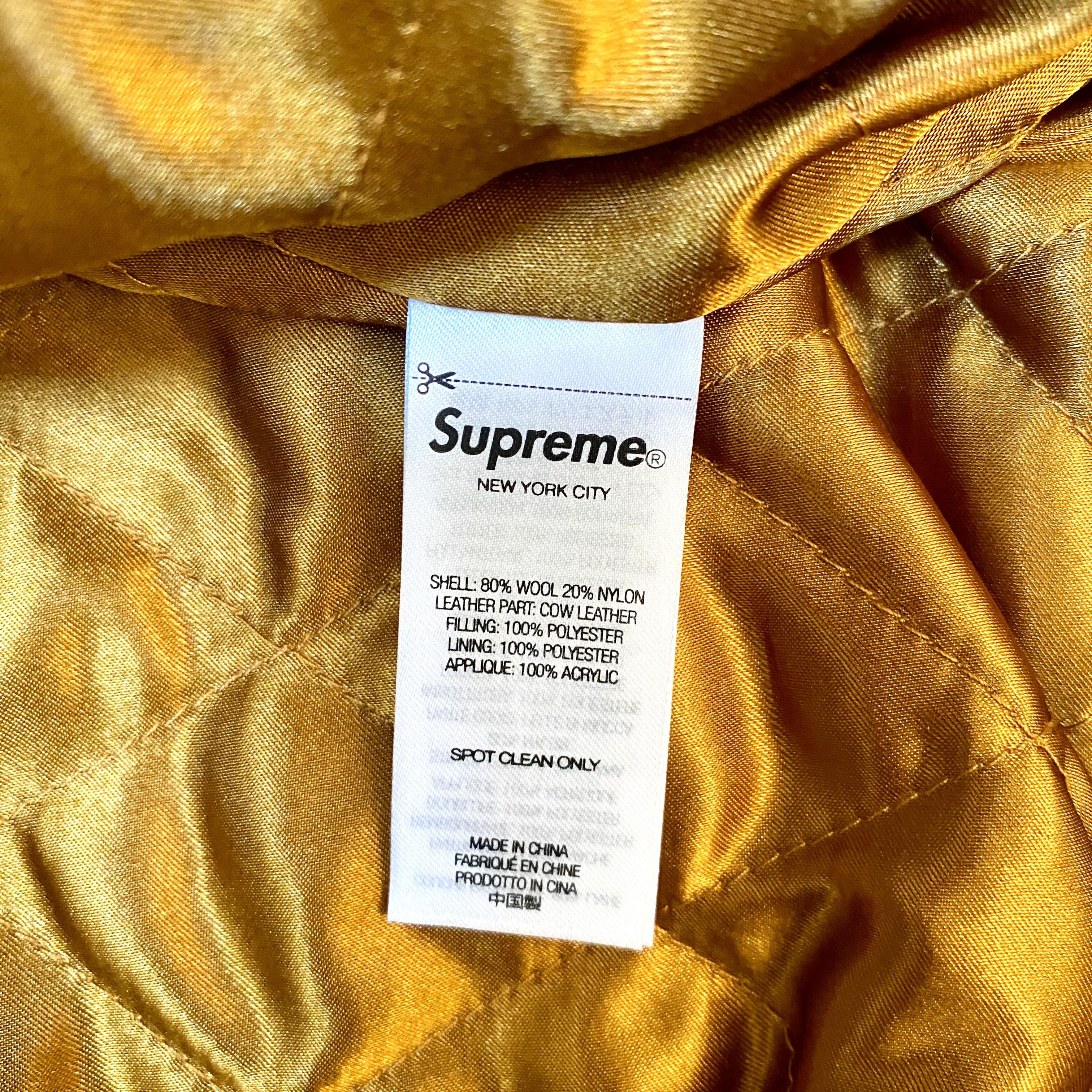 Supreme Supreme big logo varsity jacket Size US M / EU 48-50 / 2 - 5 Thumbnail