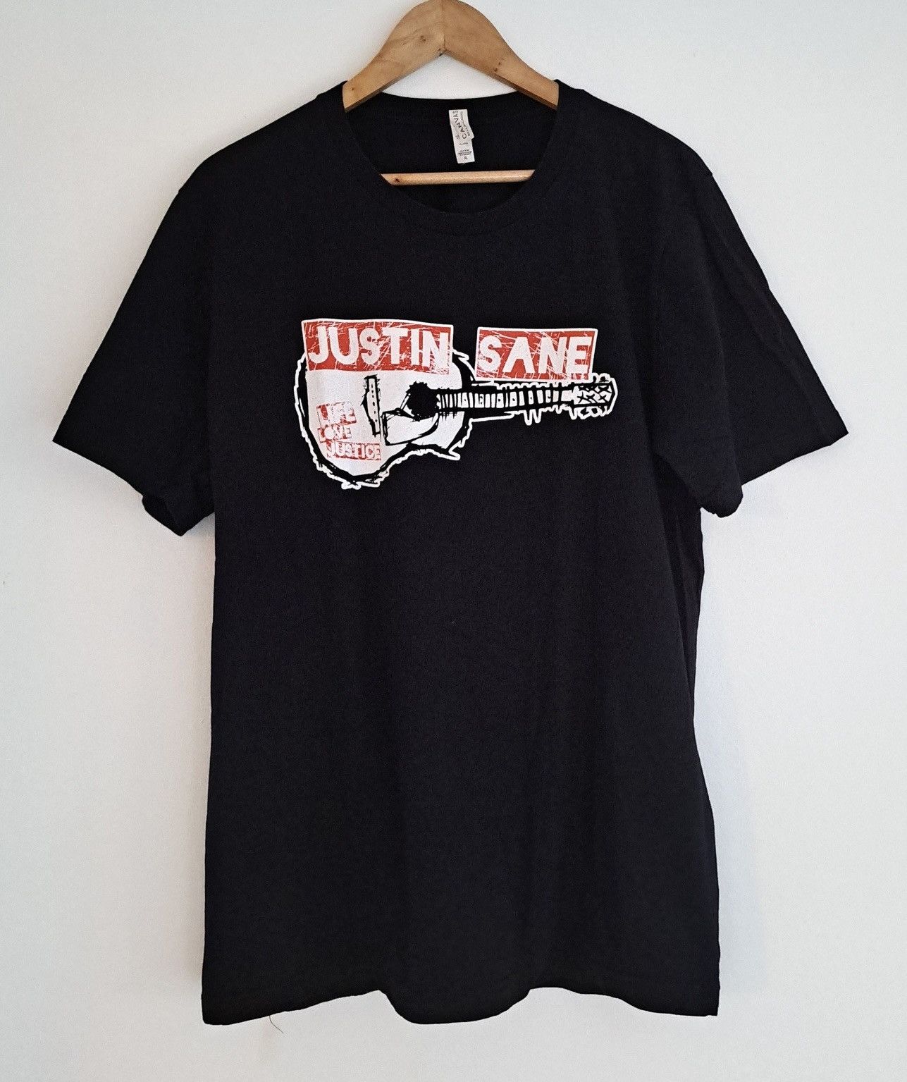 Band Tees JUSTIN SANE x LIFE LOVE JUSTICE x T-Shirt Size US XL / EU 56 / 4 - 1 Thumbnail