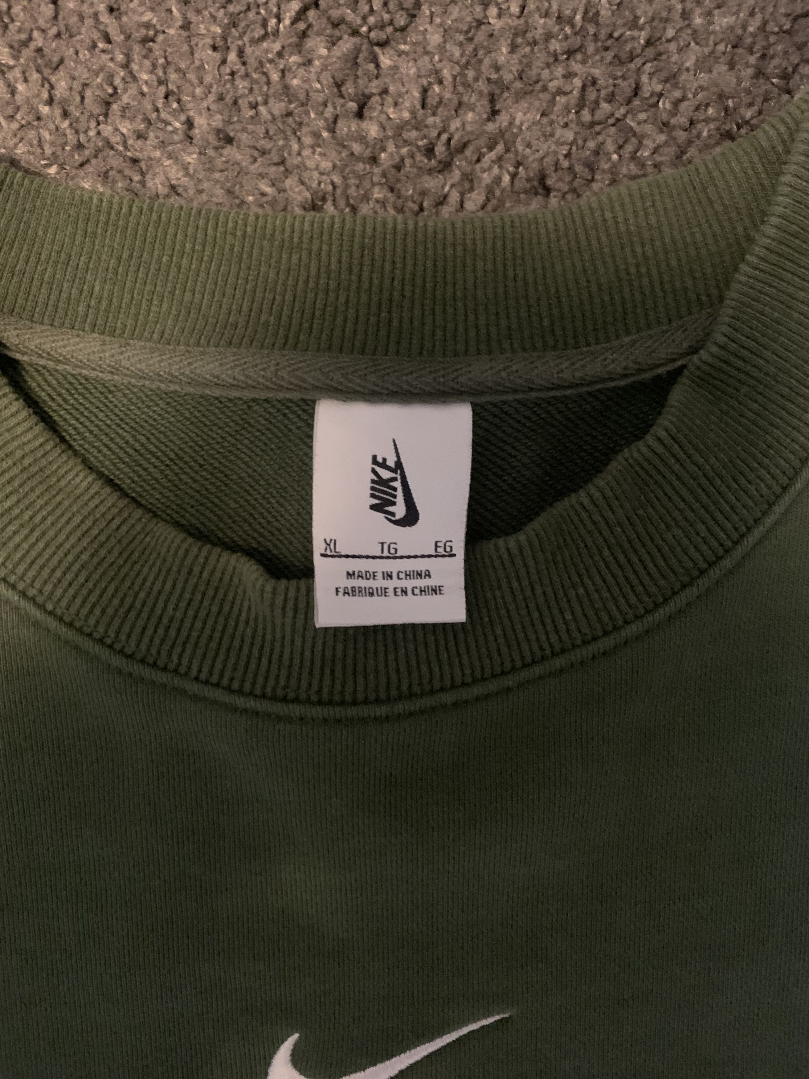Nike × Vintage Vintage Nike Green Crewneck Size US XL / EU 56 / 4 - 4 Thumbnail