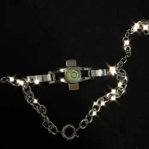 Other Cyber Punk Green Chain New Wave Alien Goth Mech Necklace Size ONE SIZE - 3 Thumbnail