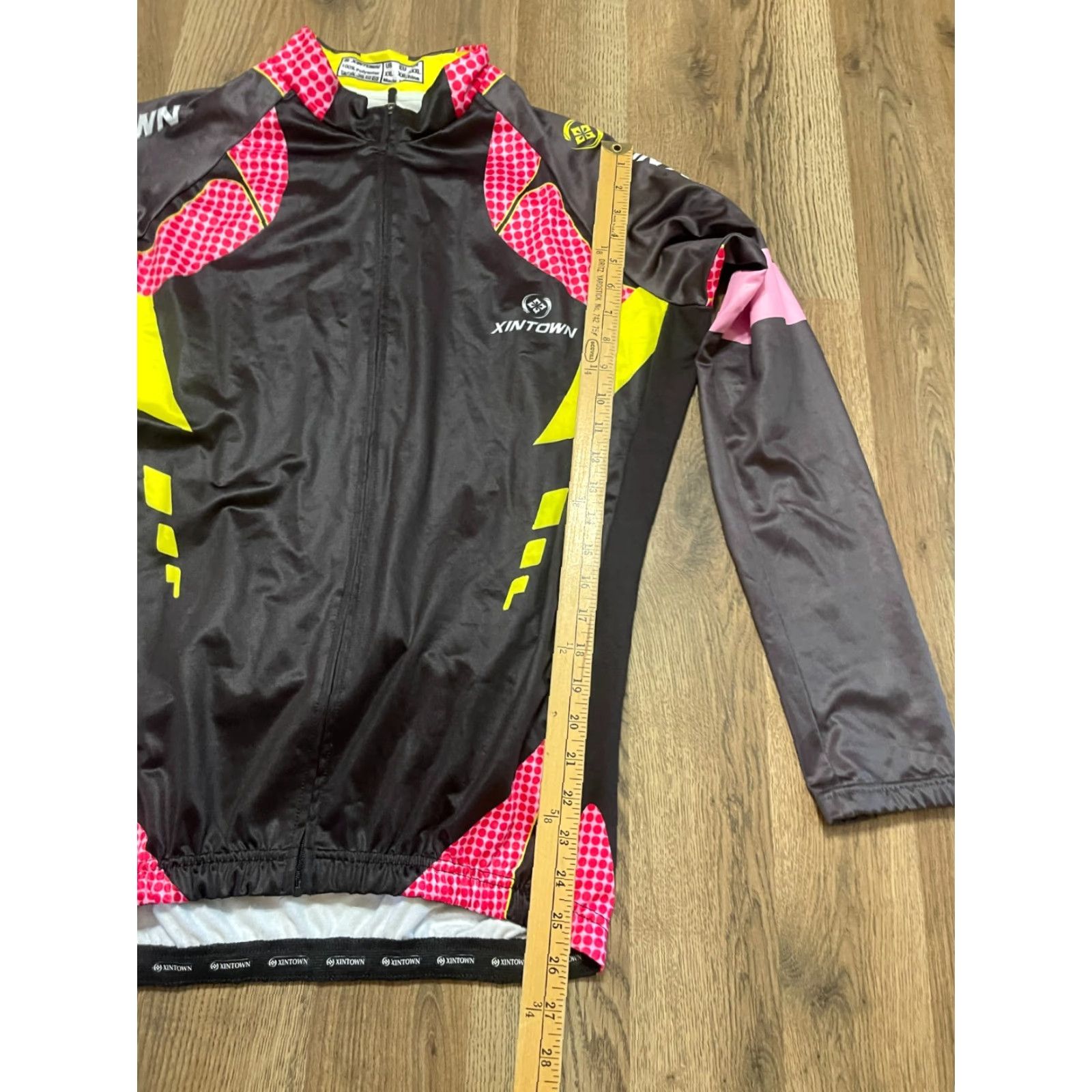 Pinko Xintown Shirt Mens XXL Yellow Pink Black Full Zip Athletic Wear Zip Pocket Casual Modern 2XL Womens? Mens Size US XXL / EU 58 / 5 - 7 Thumbnail