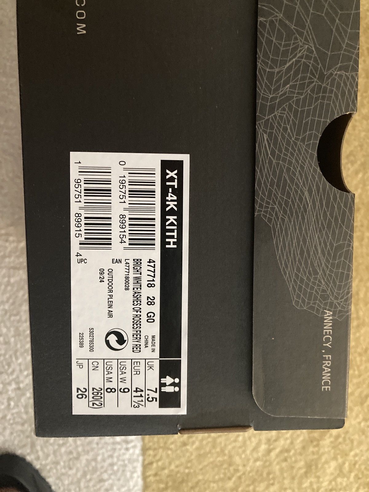 Kith × Salomon XT-4K KITH x Salomon Size US 8 / EU 41 - 6 Thumbnail