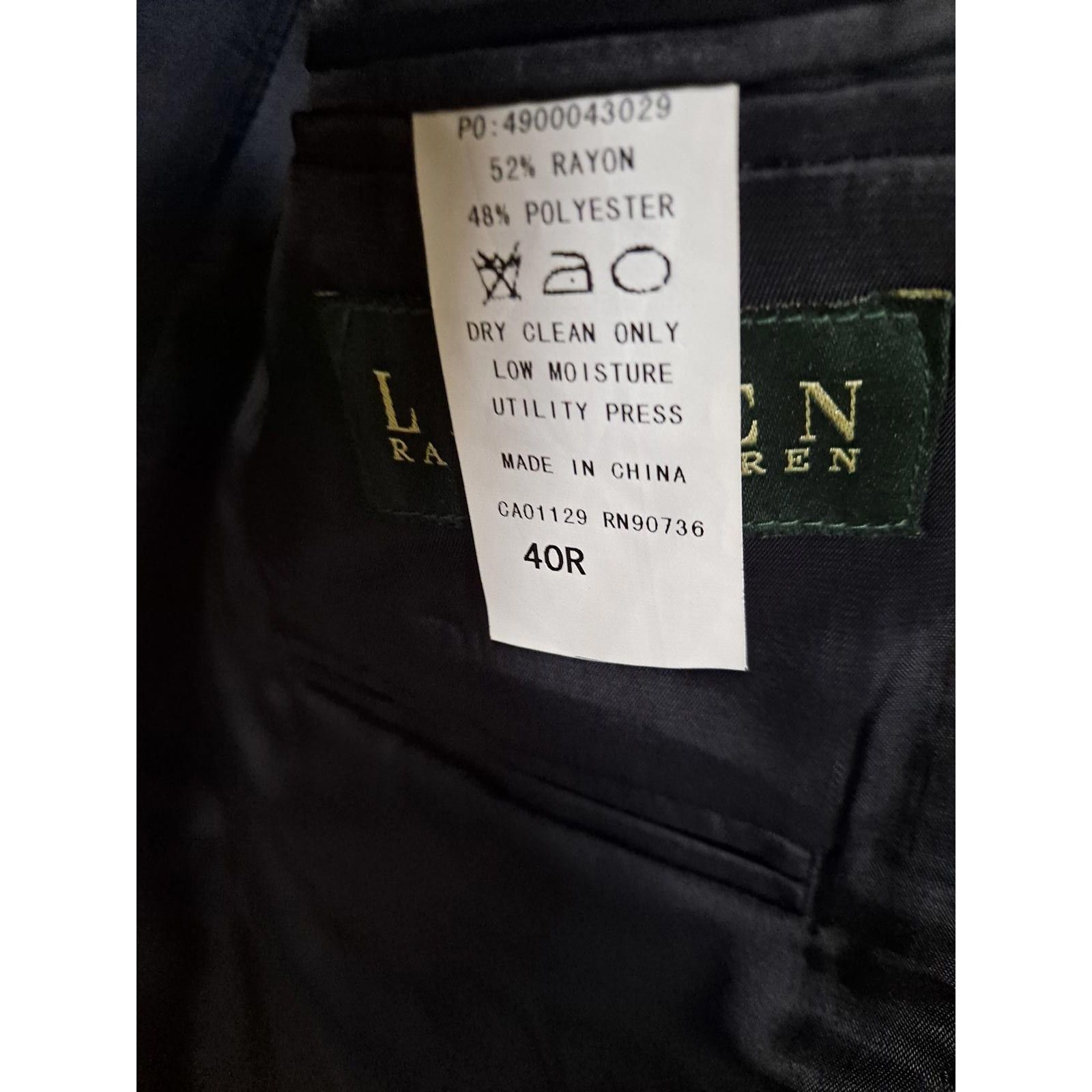 Ralph Lauren Ralph Lauren Dark Gray Plaid Suit Jacket Size 40R Size 40R - 3 Thumbnail