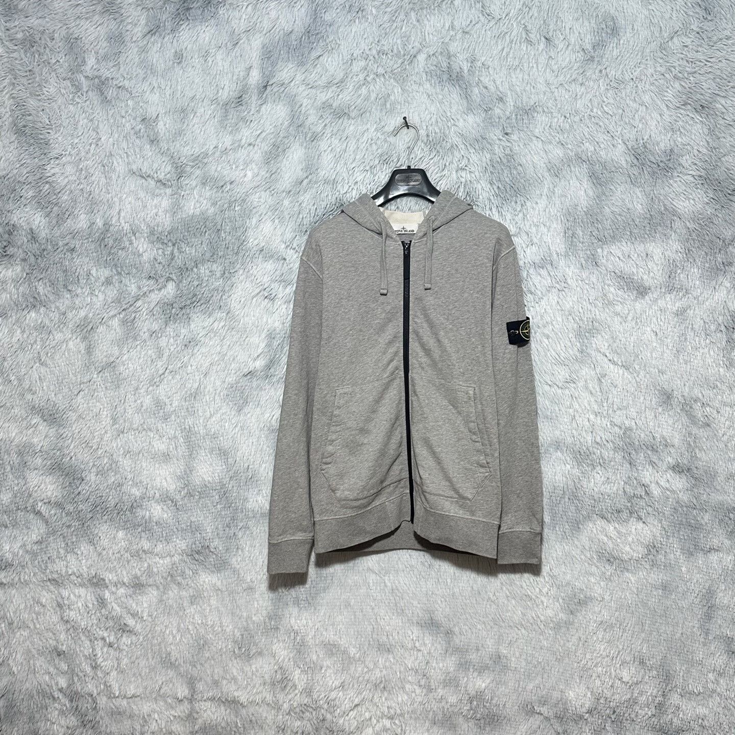 Stone Island stone island gray zip-up hoodie XL Size US XL / EU 56 / 4 - 1 Thumbnail