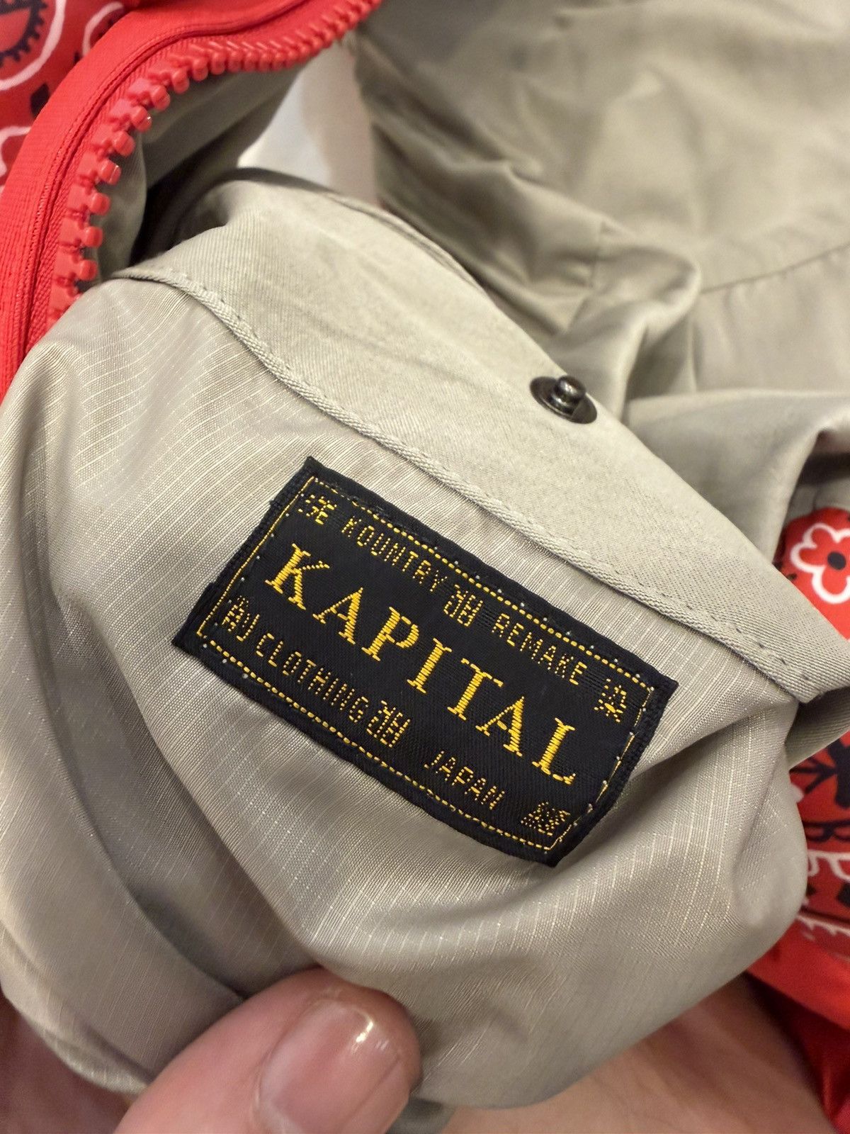Kapital Kountry KAPITAL RED BANDANA VEST Size US L / EU 52-54 / 3 - 8 Thumbnail