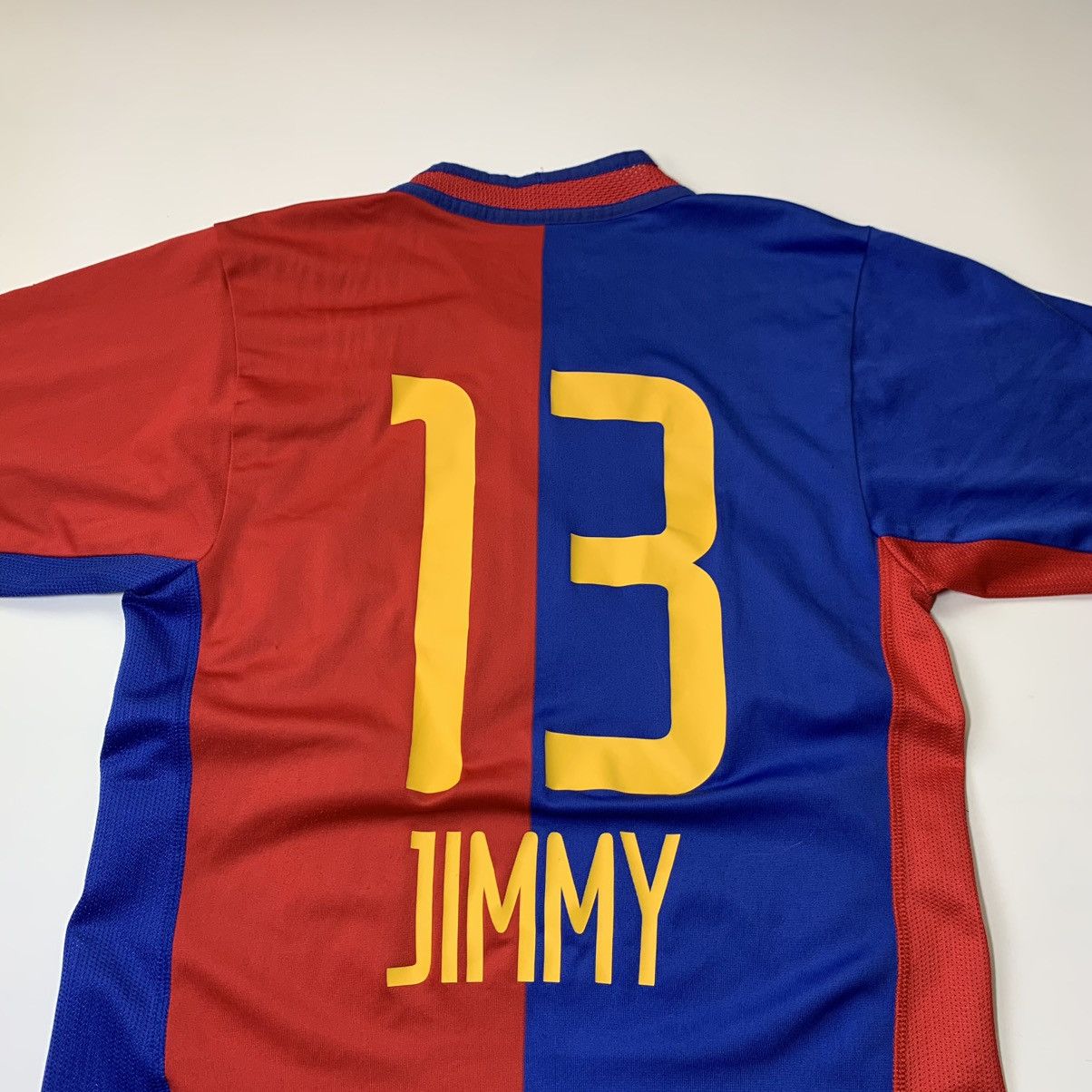 Vintage Vintage Nike Basel 2002 Blockcore Football Jersey Jimmy Size US XS / EU 42 / 0 - 9 Thumbnail