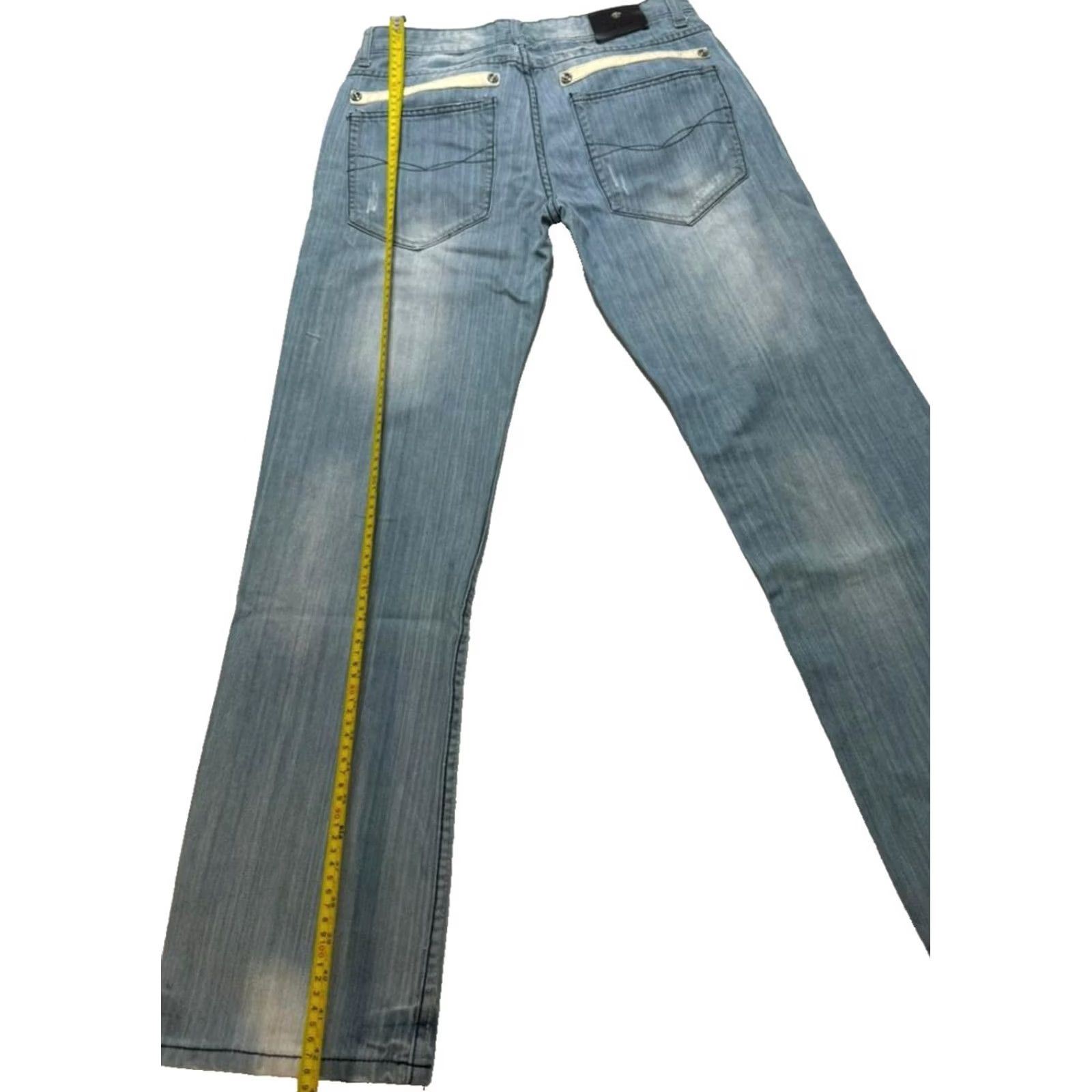 Versace Jeans Couture Versace Jeans Couture Jeans Mens Denim 33 Blue Cotton Denim Logo 5-Pocket Rise Mid 32 Inseam Inseam 32 in Regular Classic 33 Men Size US 33 - 6 Thumbnail