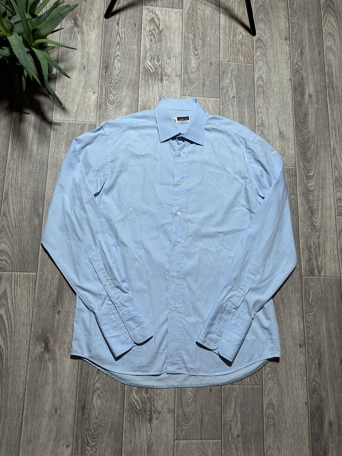 Lanvin Lanvin Clasique Made in France Button Up Shirt Size US M / EU 48-50 / 2 - 1 Thumbnail