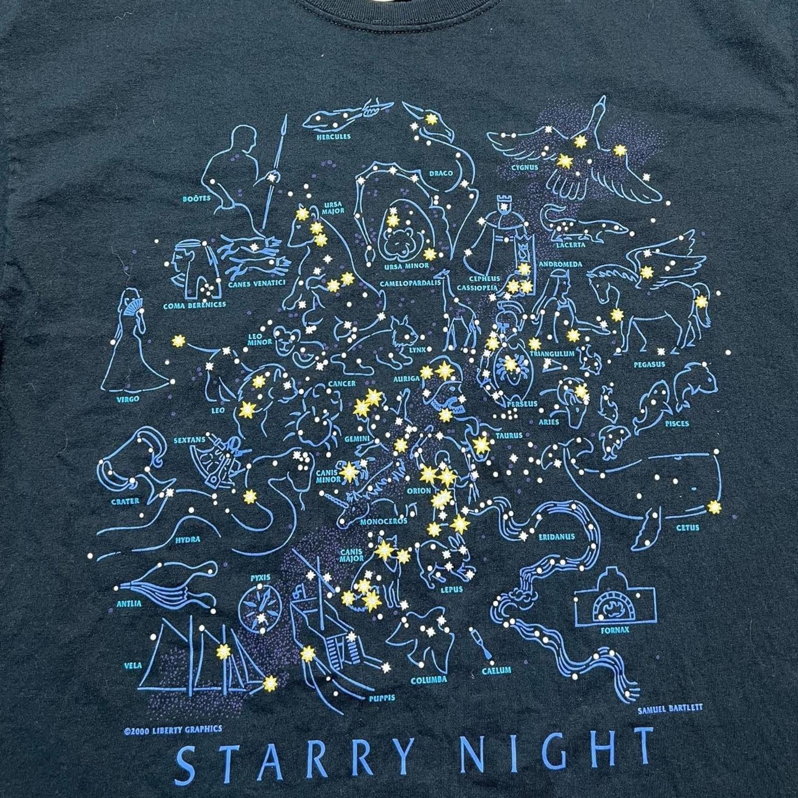 Designer Vintage Starry Night Constellation McDondalds Obsercatory Size US L / EU 52-54 / 3 - 4 Thumbnail