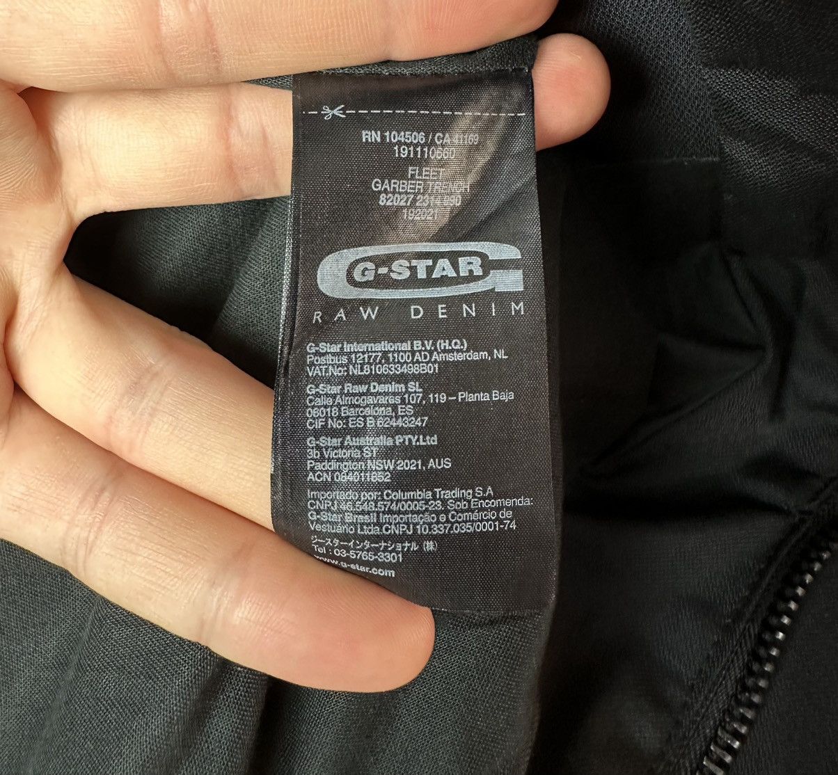 G-Star G Star Raw Streetwear Fleet Garber Trench Jacket Size S Size US S / EU 44-46 / 1 - 8 Thumbnail