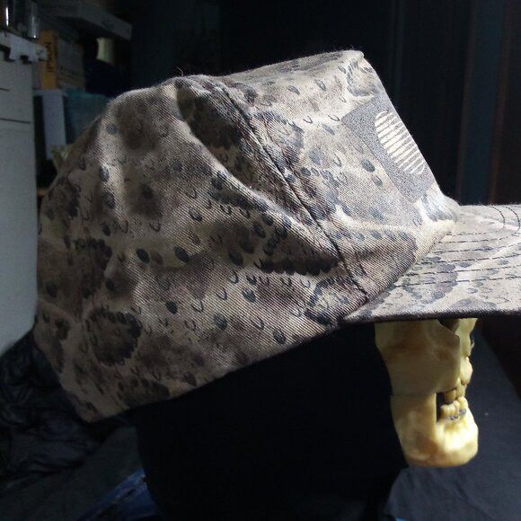 Other DS Vintage AT&T Camouflage Snake Reptile Snap Trucker Hat Size ONE SIZE - 4 Thumbnail