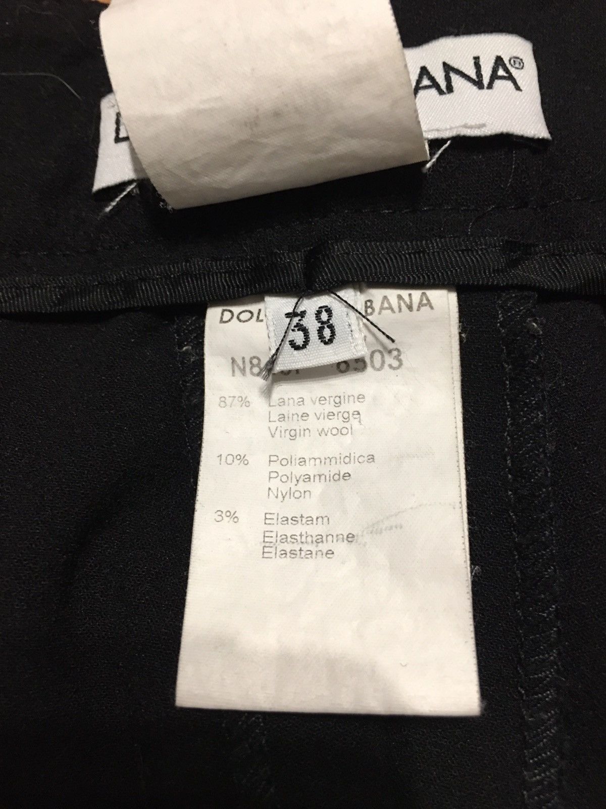 Dolce & Gabbana Dolce & Gabbana Virgin Wool Italy Pants Size EU38 Size 26" / US 2 / IT 38 - 10 Thumbnail