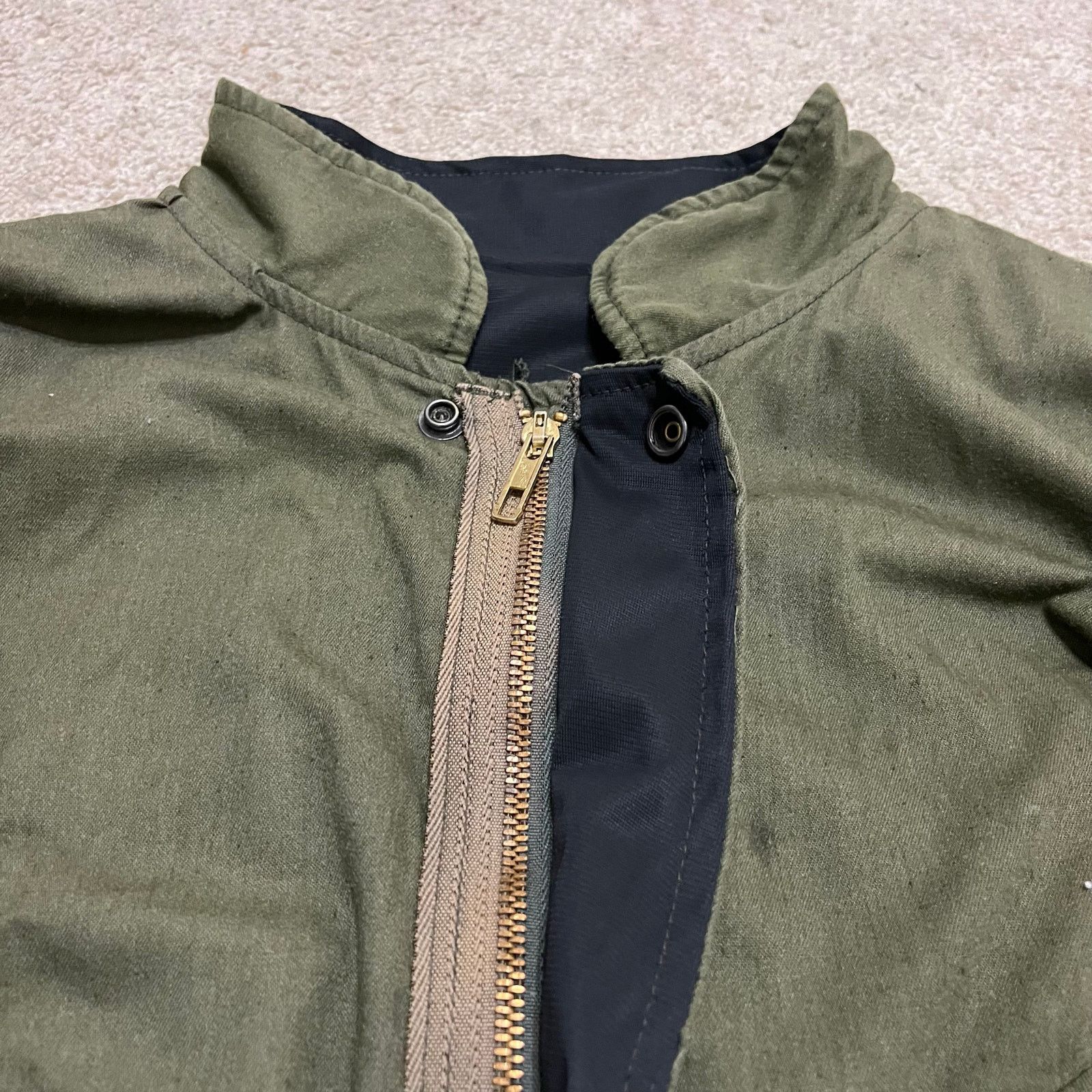 Other Vintage 1978 U.S. Military Chemical Protective Jacket Green Size US M / EU 48-50 / 2 - 3 Thumbnail
