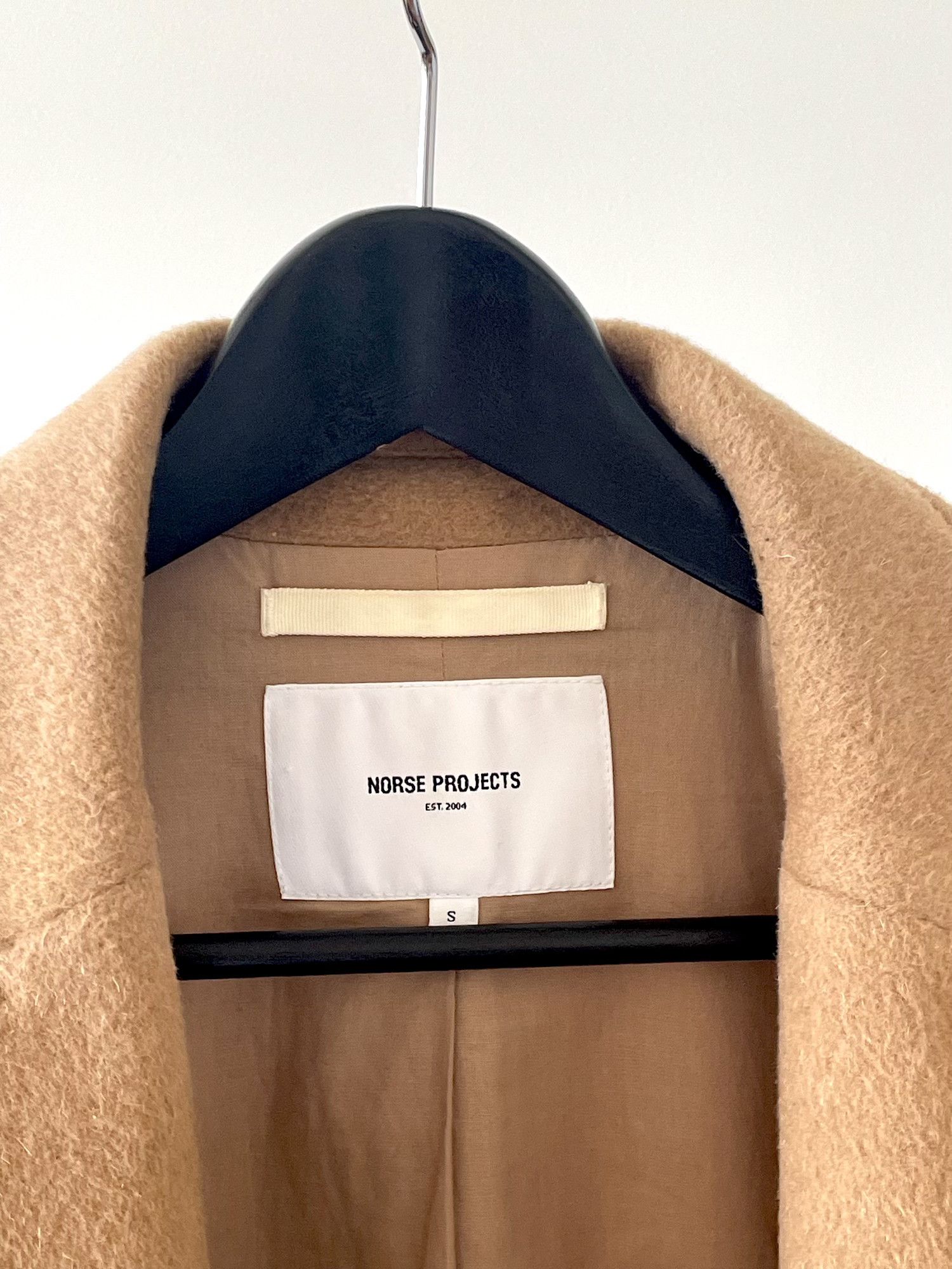 Norse Projects Sundsval Overcoat - Mohair Camel Size US S / EU 44-46 / 1 - 3 Thumbnail