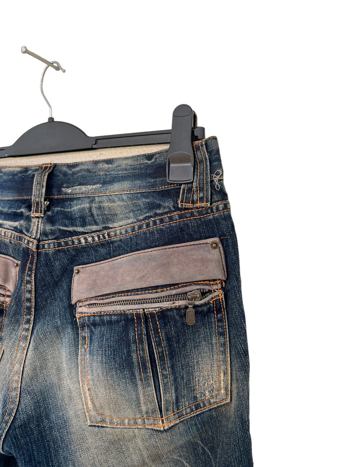 Vintage Vintage PPFM Rusty Mud Denim Hybrid Jeans Size US 31 - 17 Thumbnail
