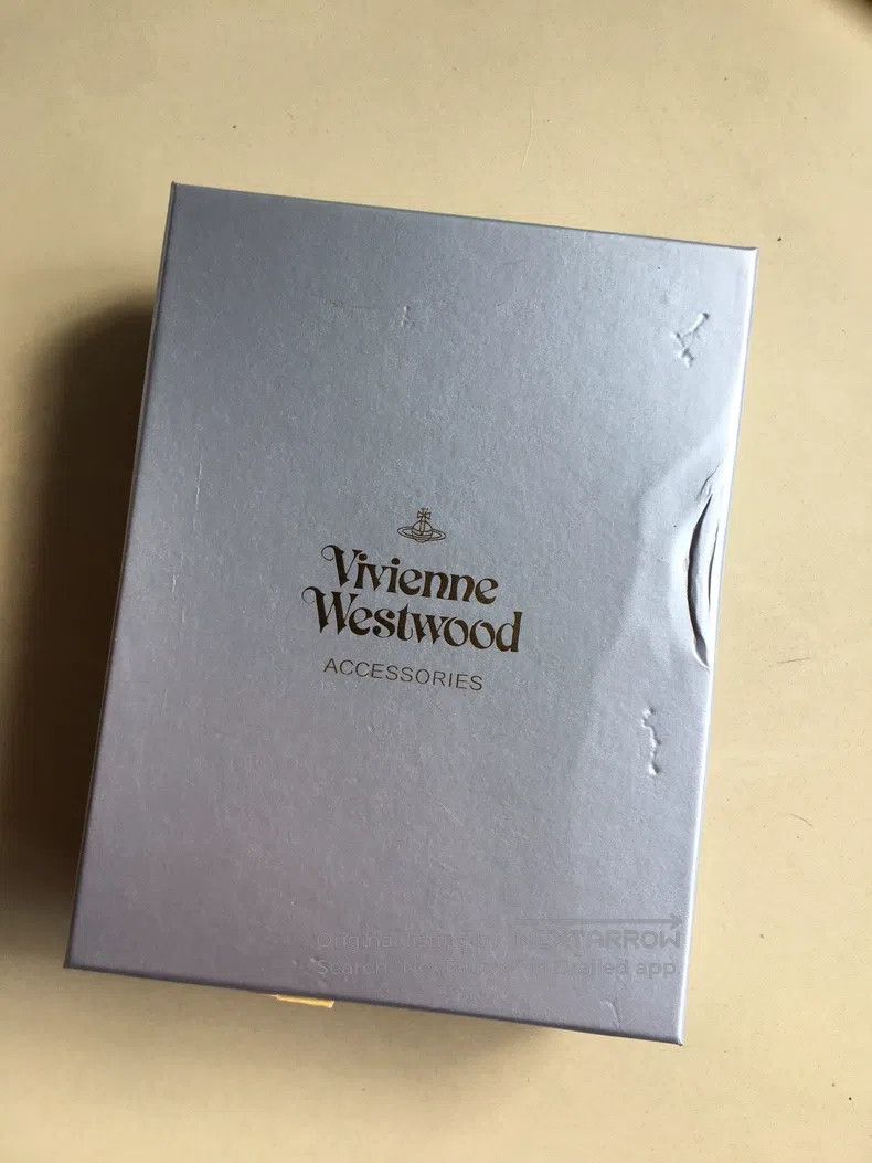Vivienne Westwood Vivienne Westwood Fog Blue Saturn Embossed Short Leather W Size ONE SIZE - 5 Thumbnail