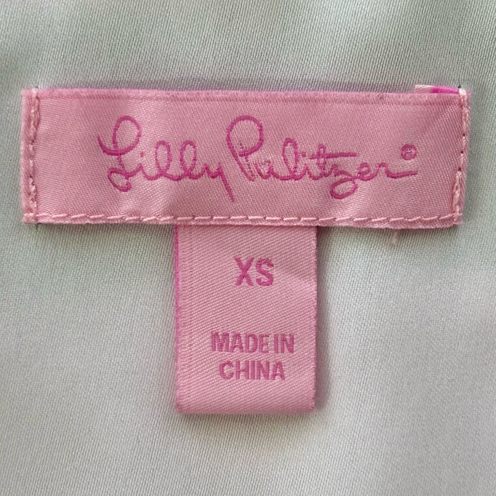 Lilly Pulitzer Lilly Pulitzer Danna Awning Green Striped Dress Ruffle XS Size XS / US 0-2 / IT 36-38 - 11 Thumbnail
