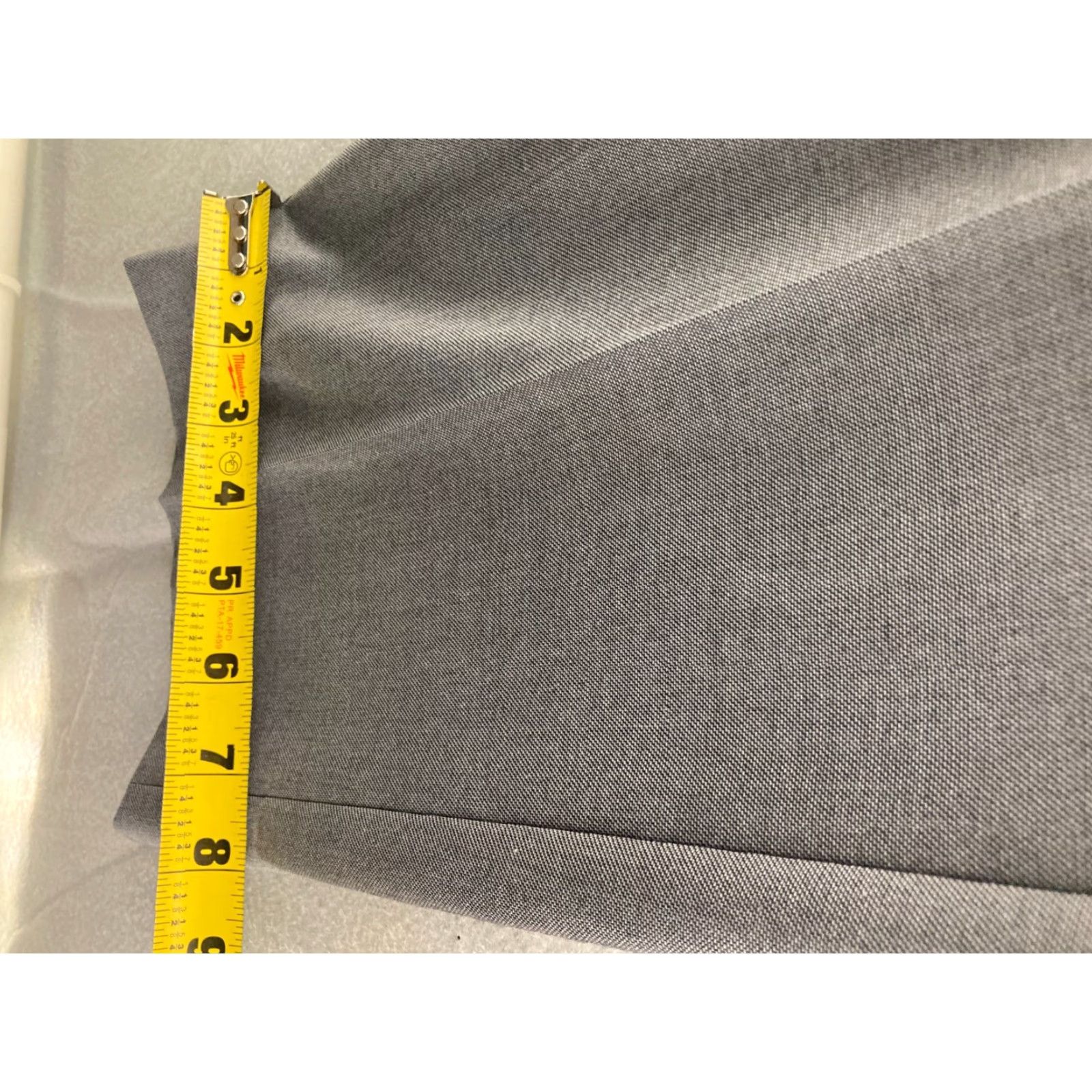 Calvin Klein Calvin Klein Dress Pants Mens 36 x 34 Slim-Fit Gray Flat Front NWT Dress Pants Mens 36 In Gray Solid 90s? Size US 36 / EU 52 - 5 Thumbnail