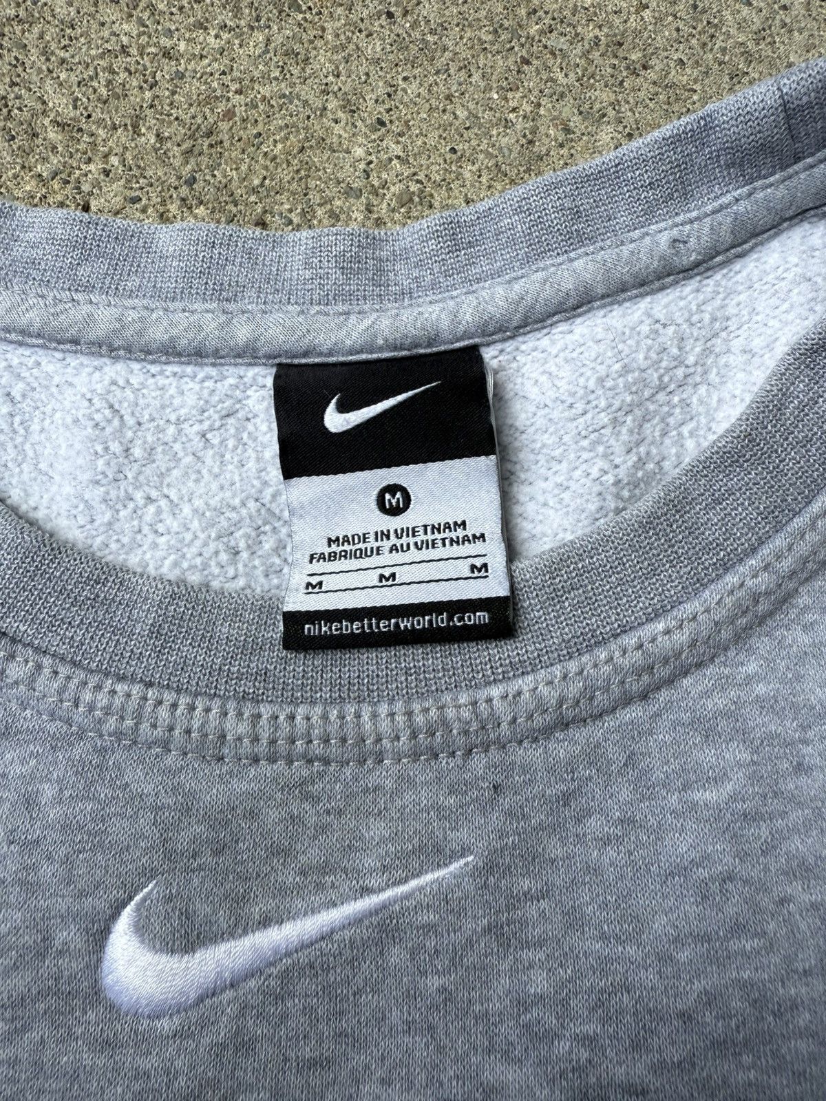 Nike × Vintage Grey center swoosh Size US M / EU 48-50 / 2 - 3 Thumbnail