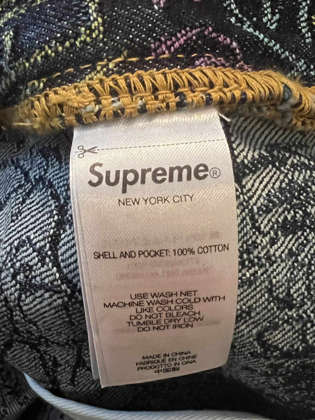 Supreme Supreme Denim Handstyle Double Knee Shorts 35 Size US 36 / EU 52 - 9 Thumbnail