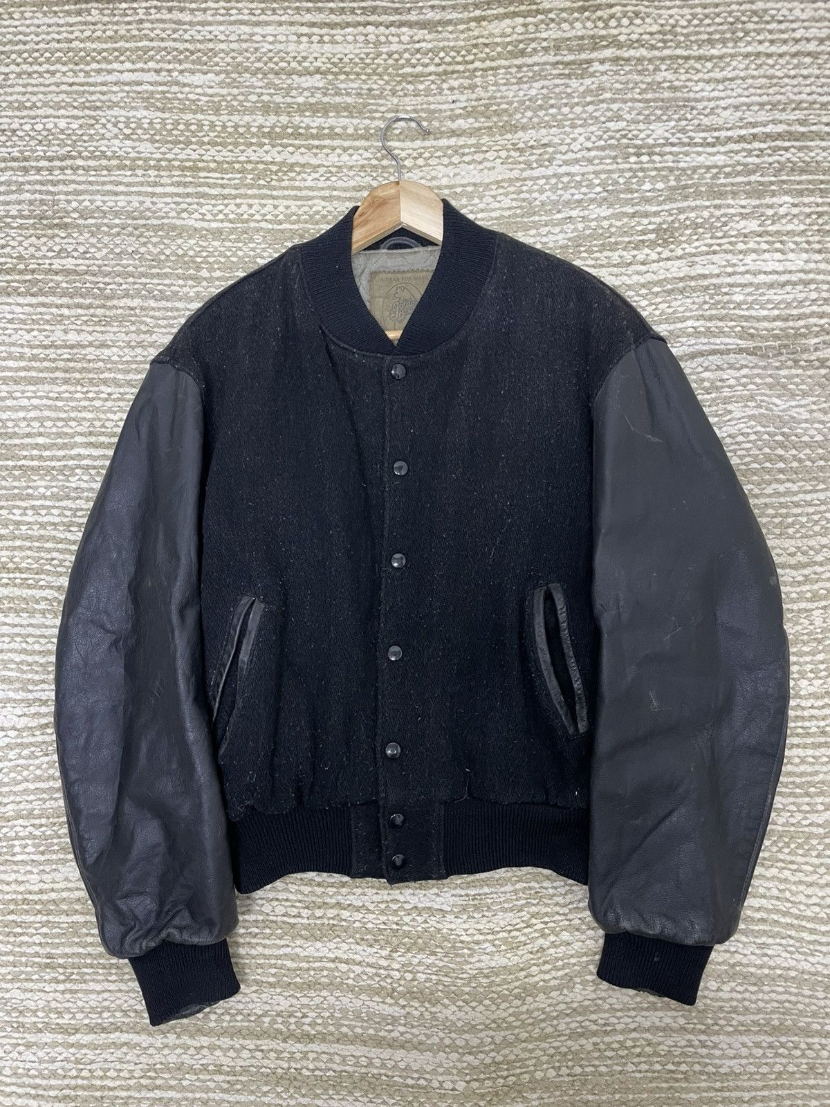 Golden Bear Vintage Golden Bear 80s Leather Varsity Jacket Size US M / EU 48-50 / 2 - 10 Thumbnail