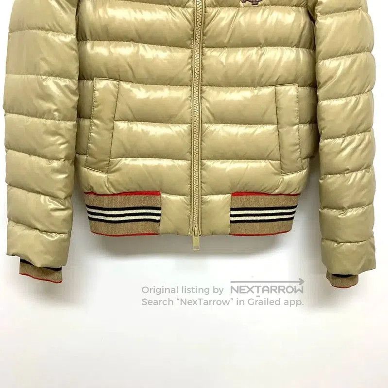 Burberry Burberry Women's Gold Padded Down Jacket. Size S / US 4 / IT 40 - 6 Thumbnail