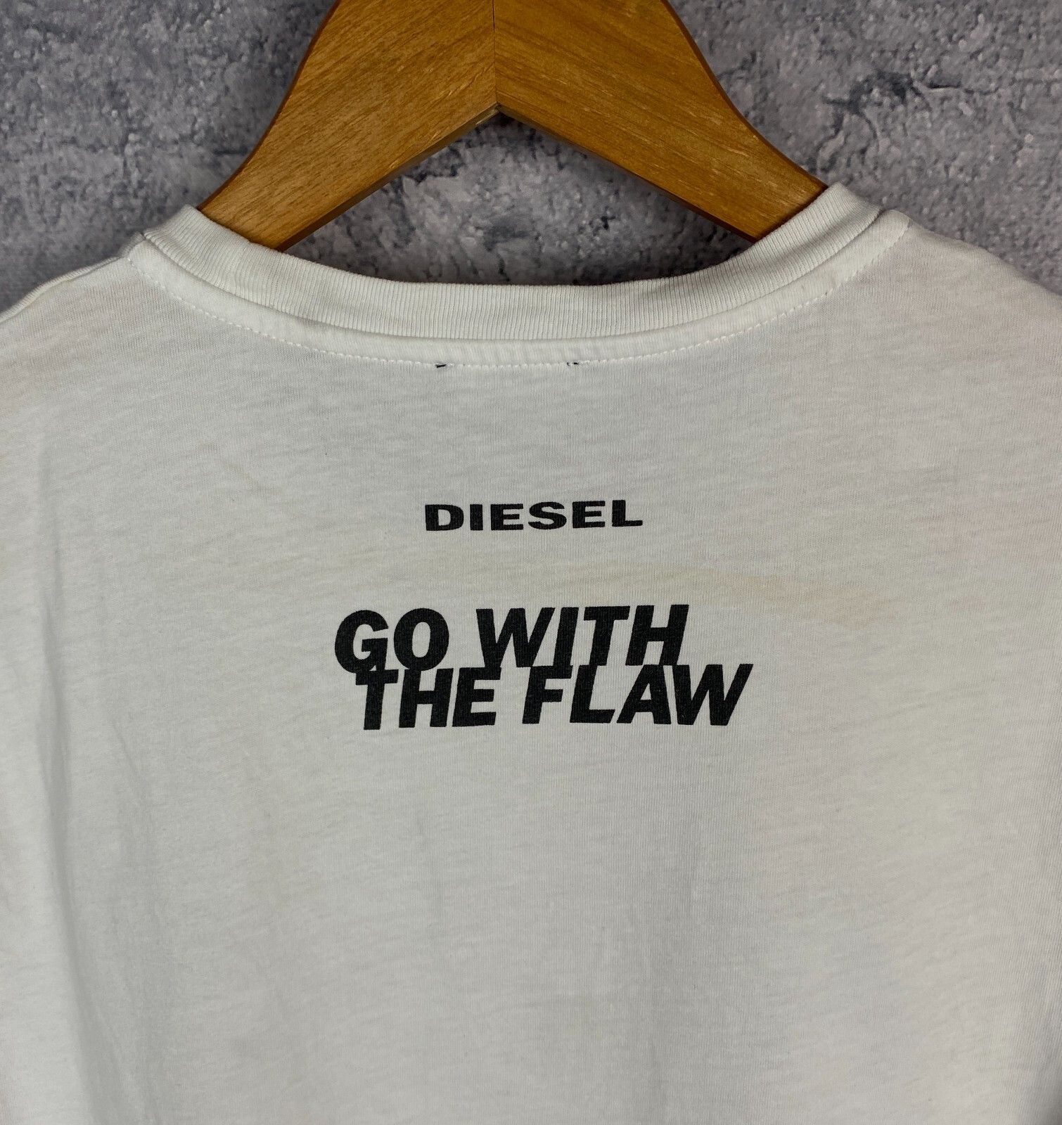 Diesel Diesel Tee Men's Size M White Short Sleeve ` Size US M / EU 48-50 / 2 - 11 Thumbnail