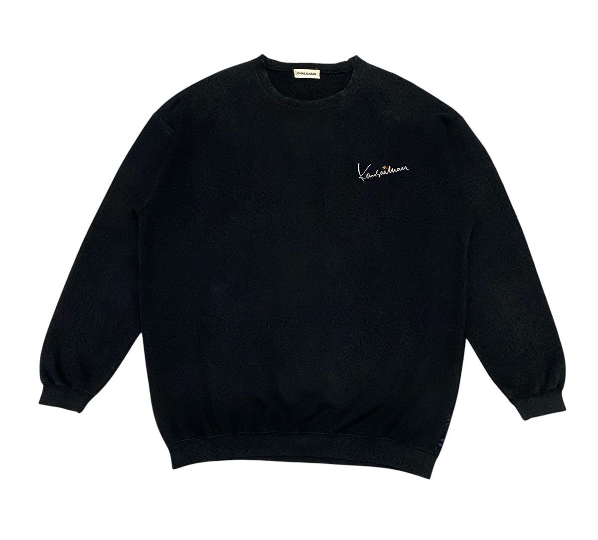 Kansai Yamamoto × Vintage Vintage 90s Kansai Man Over Print Sweatshirt Size US XL / EU 56 / 4 - 2 Thumbnail